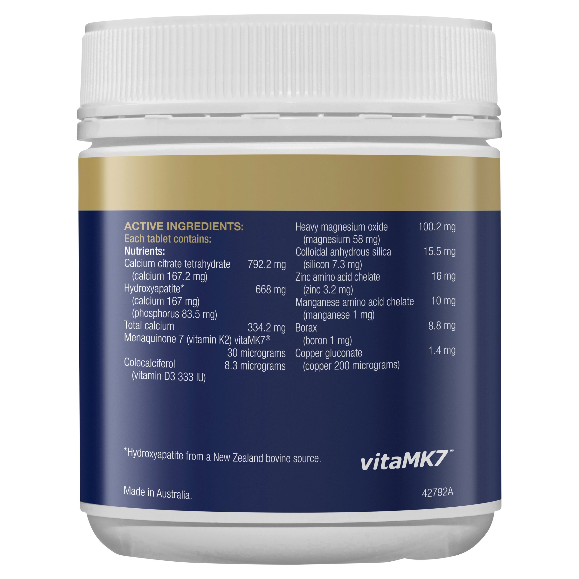 BioCeuticals AdvaCal Forte 180 tablets - Image 2