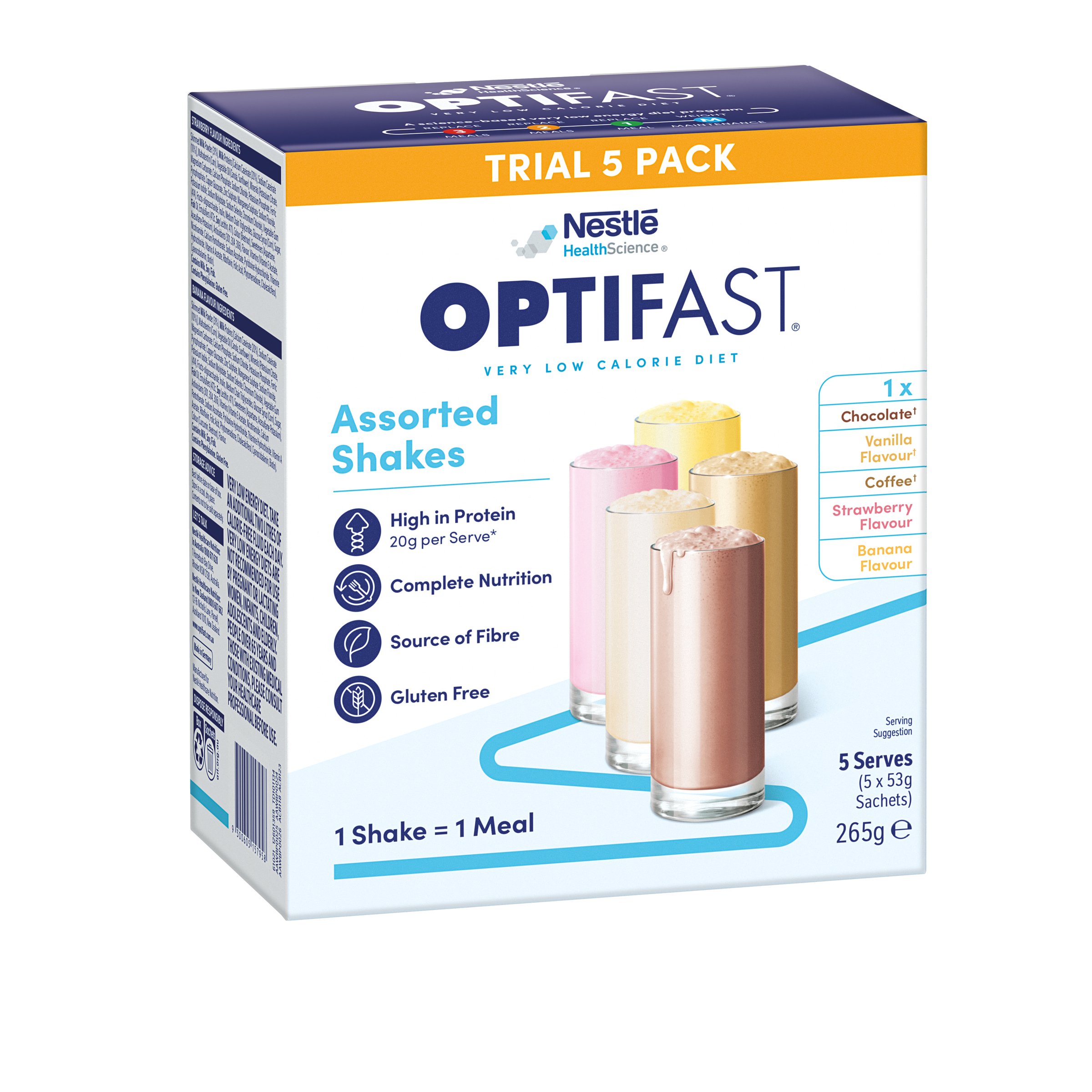 Optifast VLCD Shake Assorted 53g - 5 pack - Image 5
