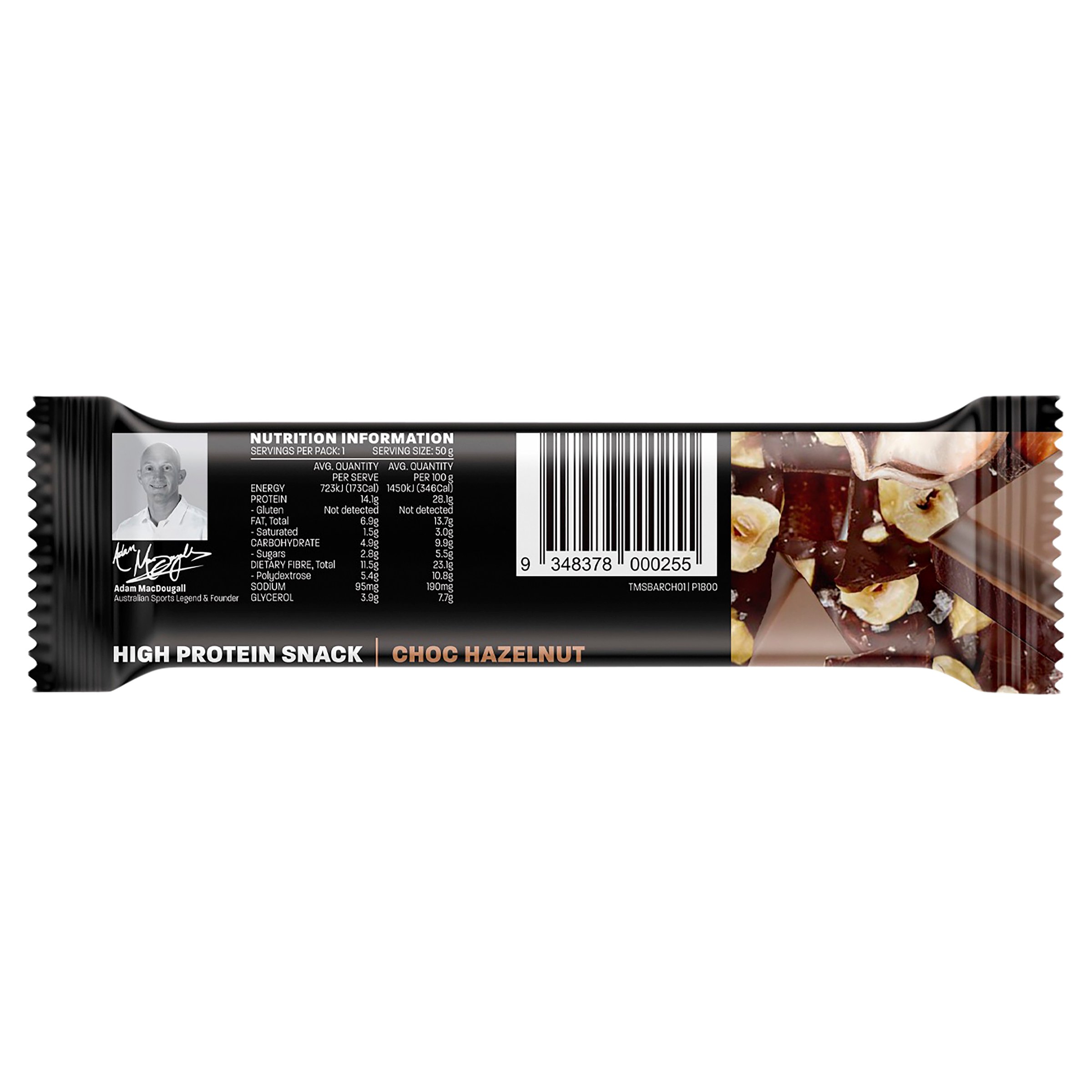 The Man Bar Choc Hazelnut 50g - Image 2