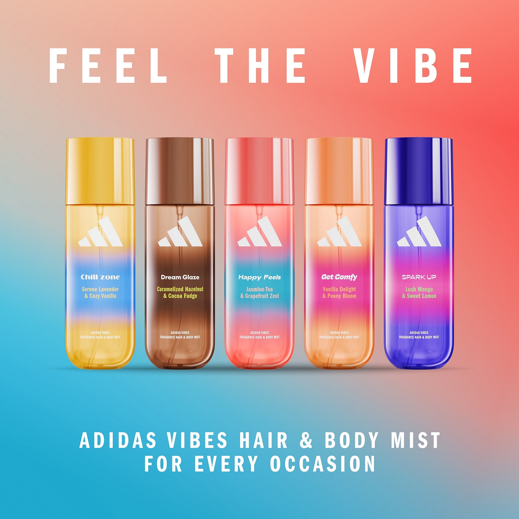 Adidas Vibes Chill Zone Body Mist 150ml - Image 3