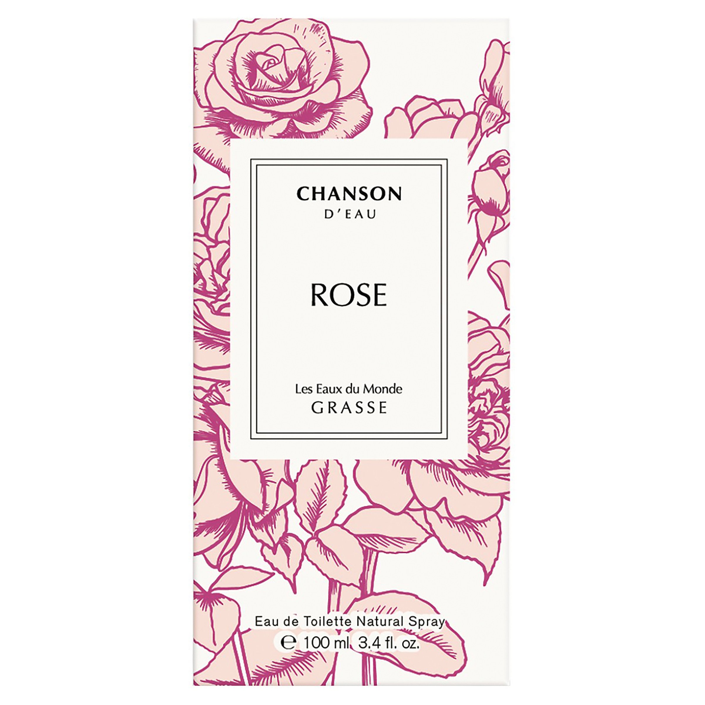 Chanson D'Eau Rose Les Eaux du Monde Grasse EDT Spray 100ml - Image 1
