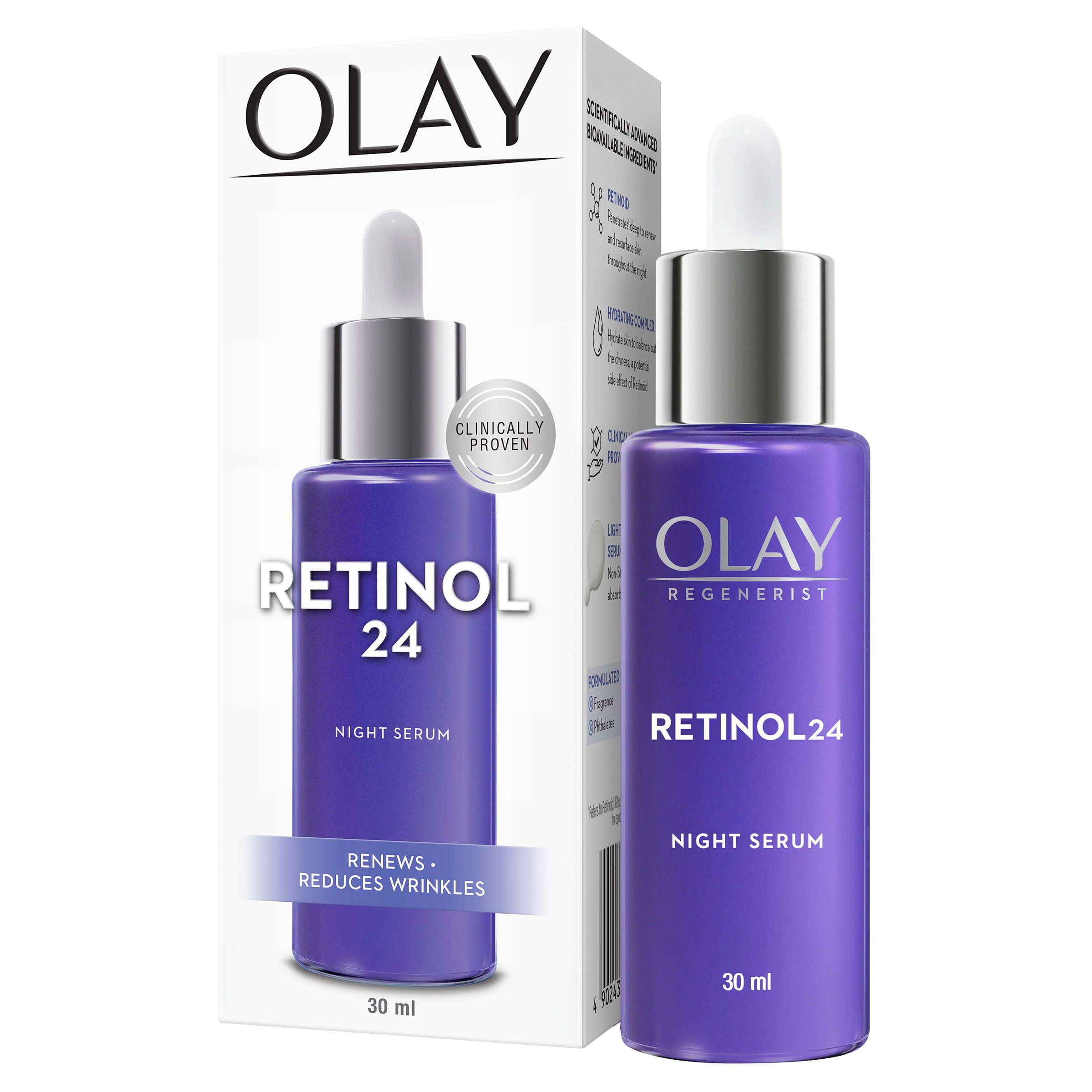 Olay Retinol 24 Night Serum 30ml - Image 10