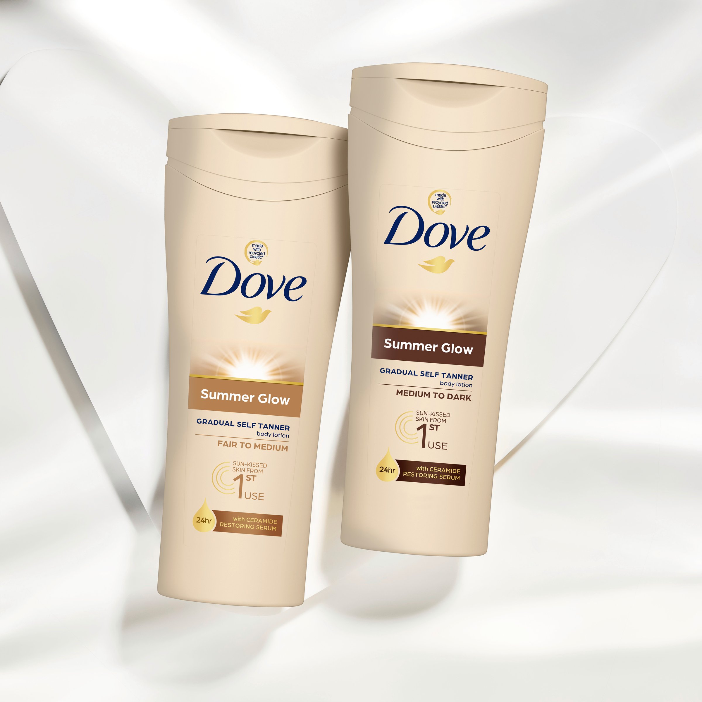 Dove Summer Glow Body Lotion Dark Skin 400ml - Image 4