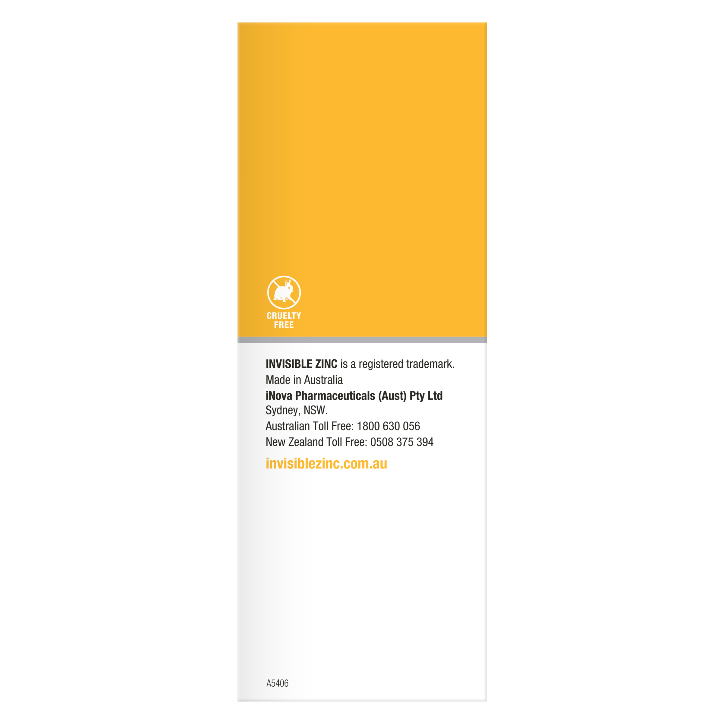 Invisible Zinc Face & Body SPF50 - 150g - Image 2