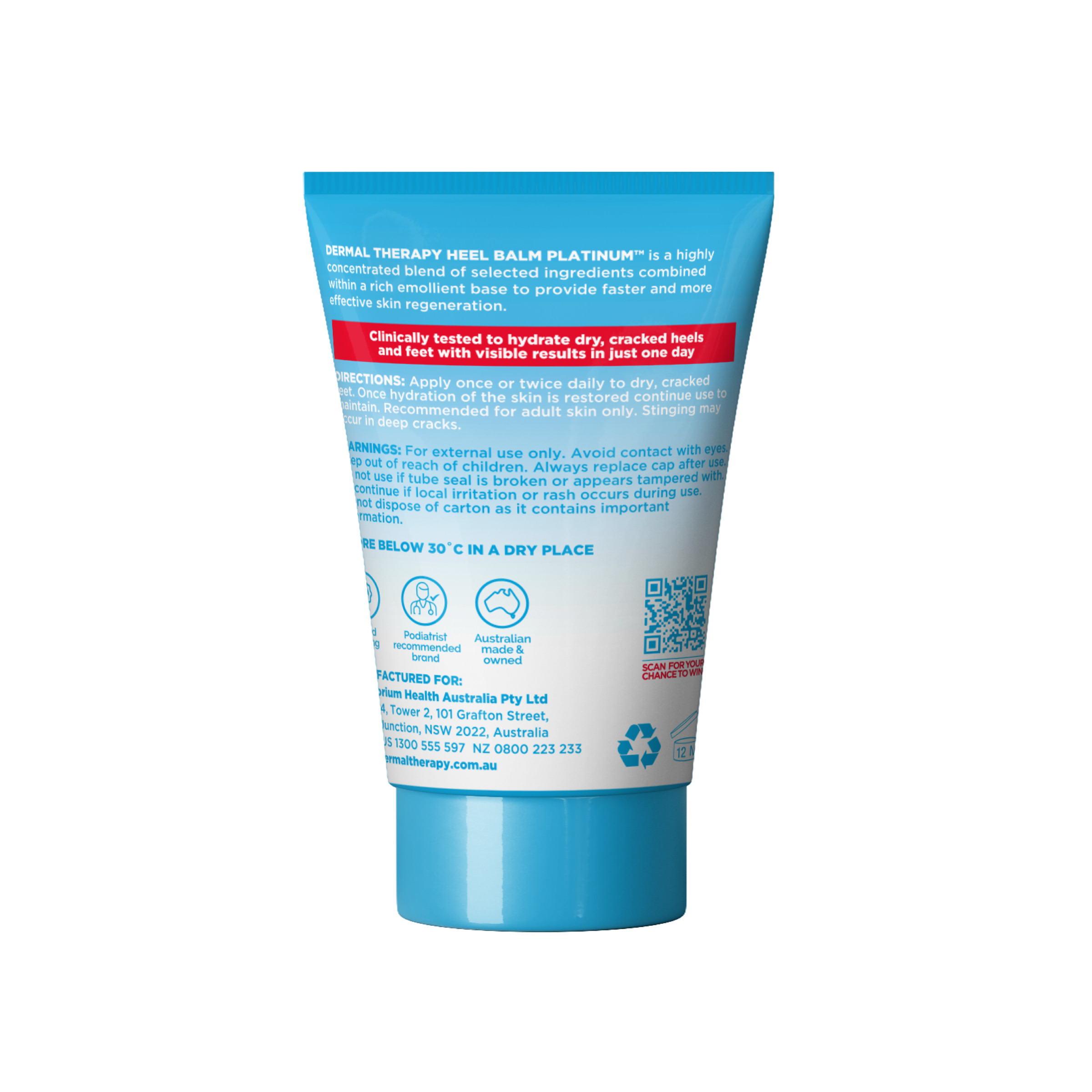 Dermal Therapy Heel Balm Platinum 75g - Image 4