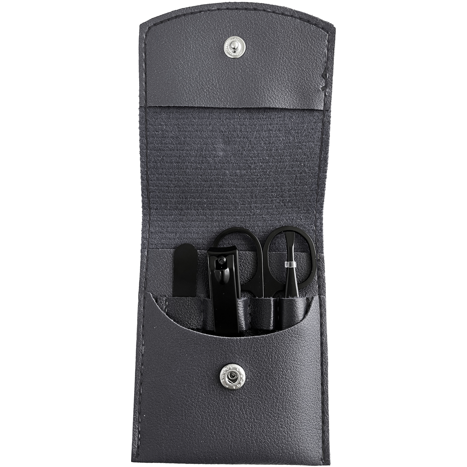 Mister Mini Manicure Set Black 4 piece - Image 2