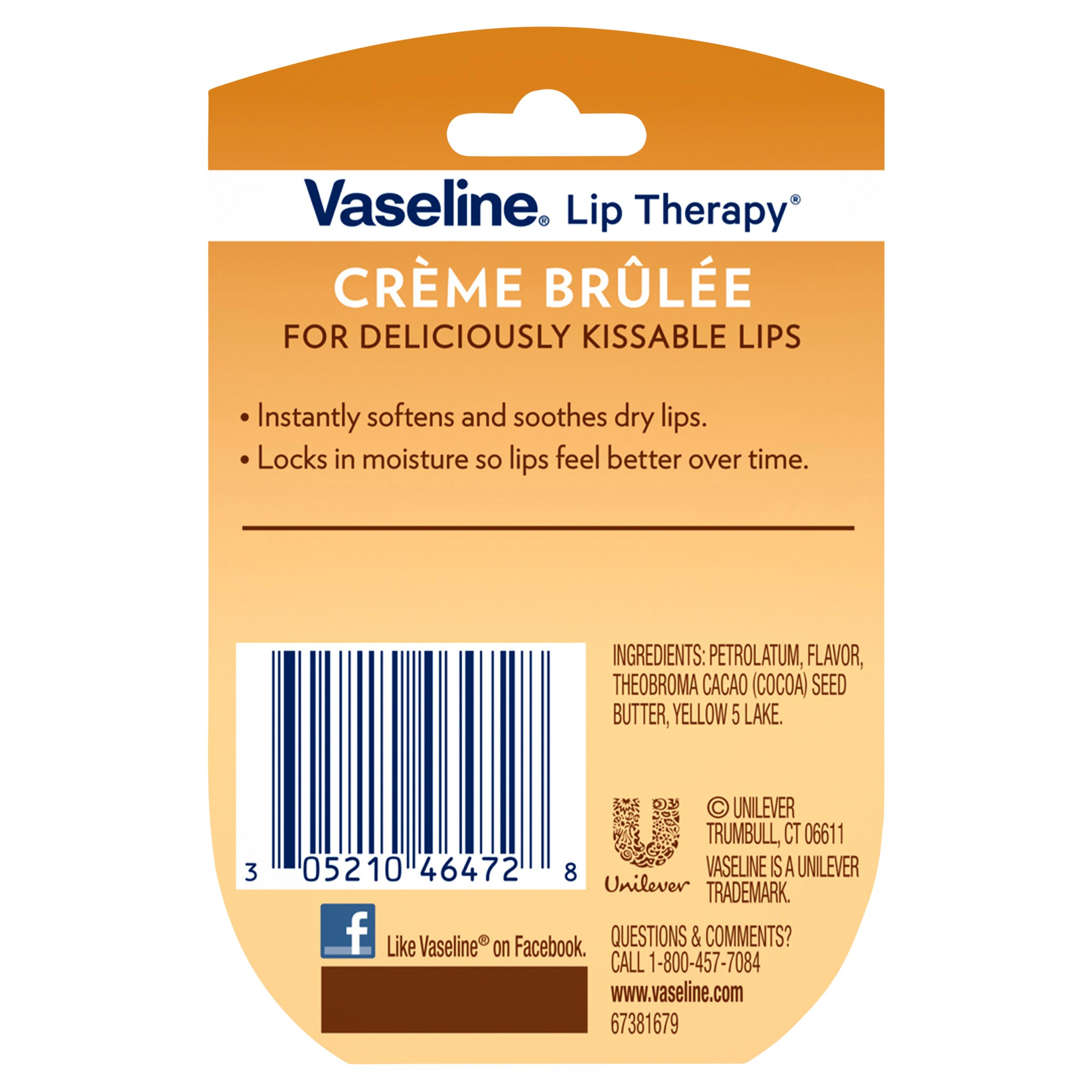 Vaseline Lip Balm Cutie Crème Brulee 7g - Image 2