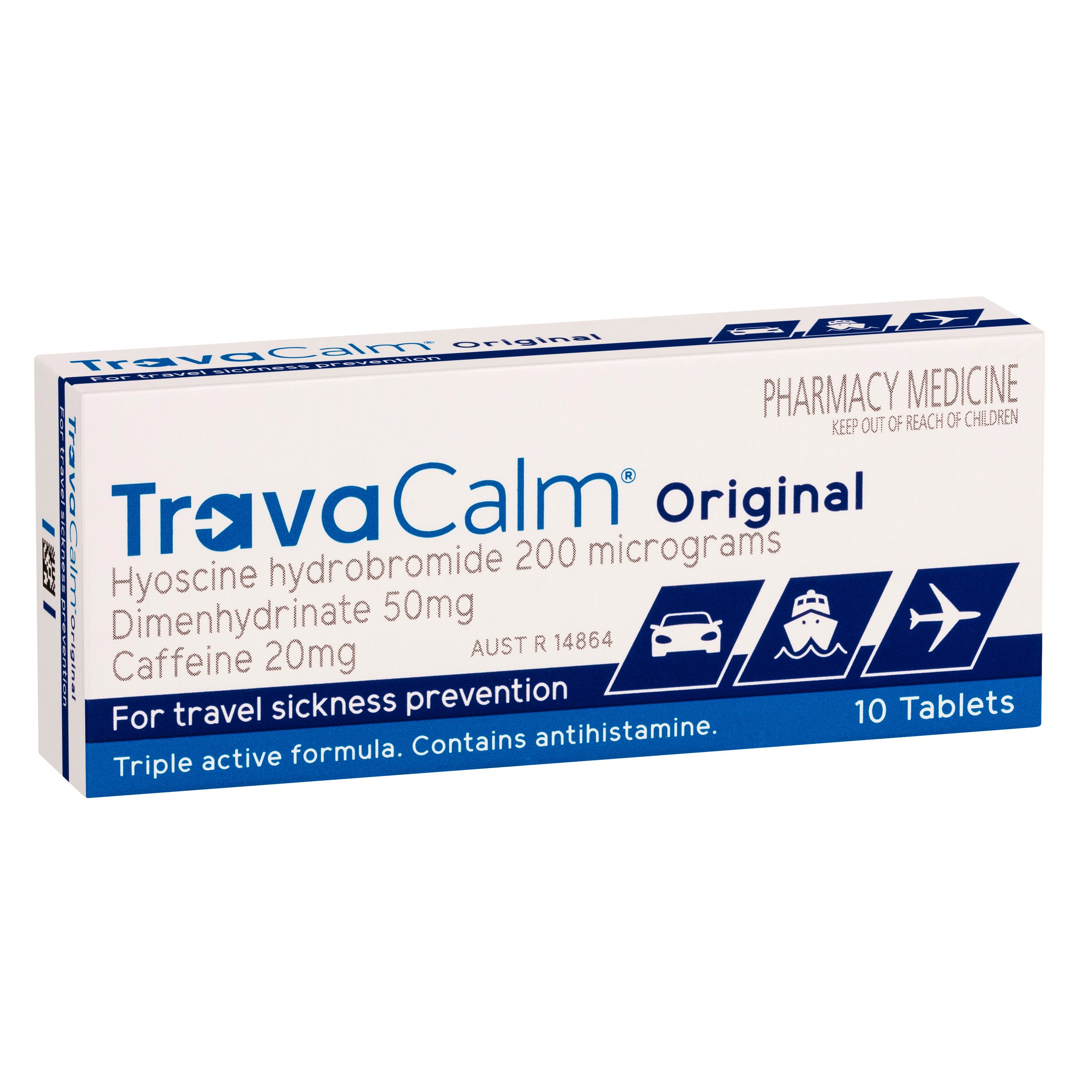 TravaCalm Original Travel Sickness Prevention 10 tablets - Image 7