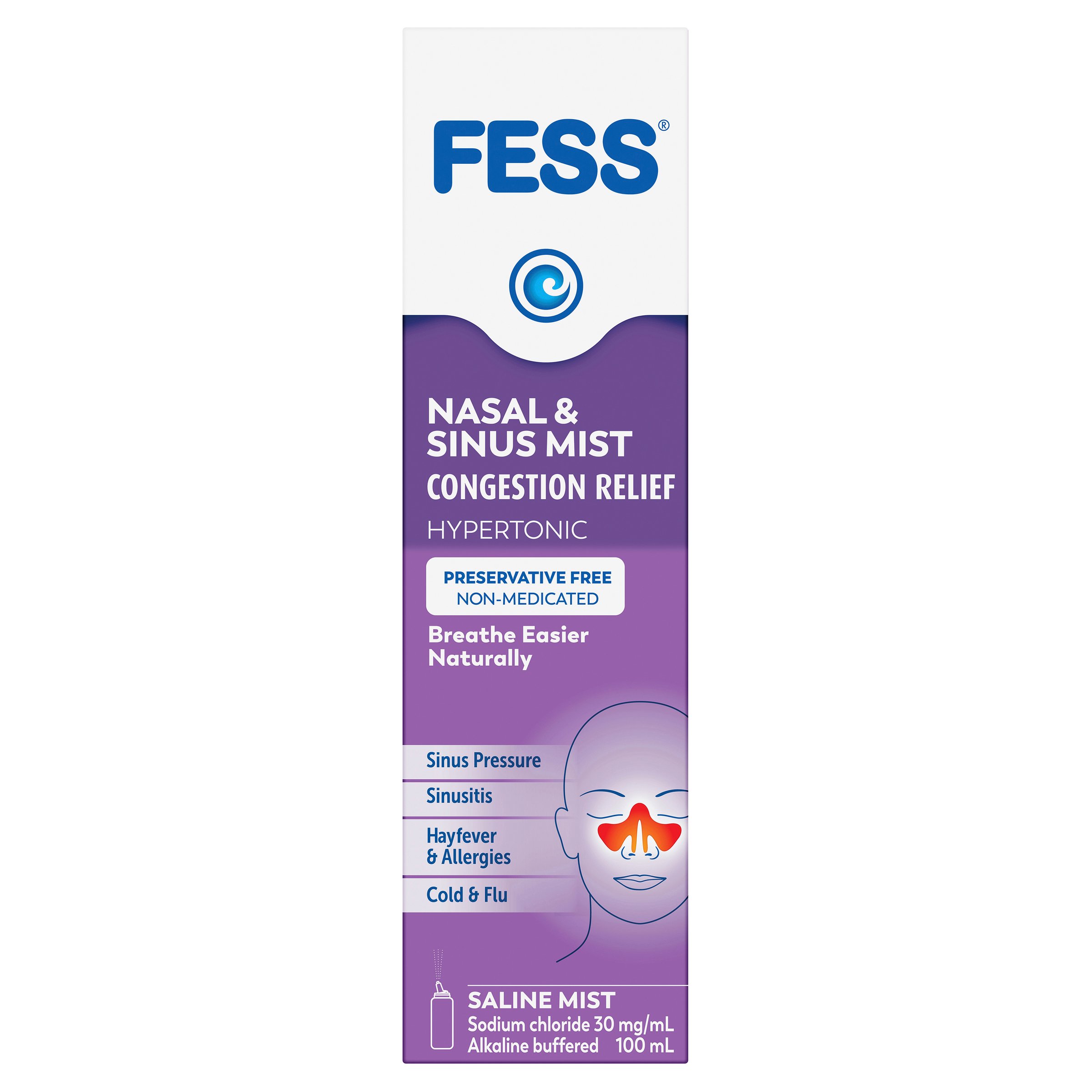 Fess Sinu-Cleanse Nasal Irrigation Spray 100ml - Image 1