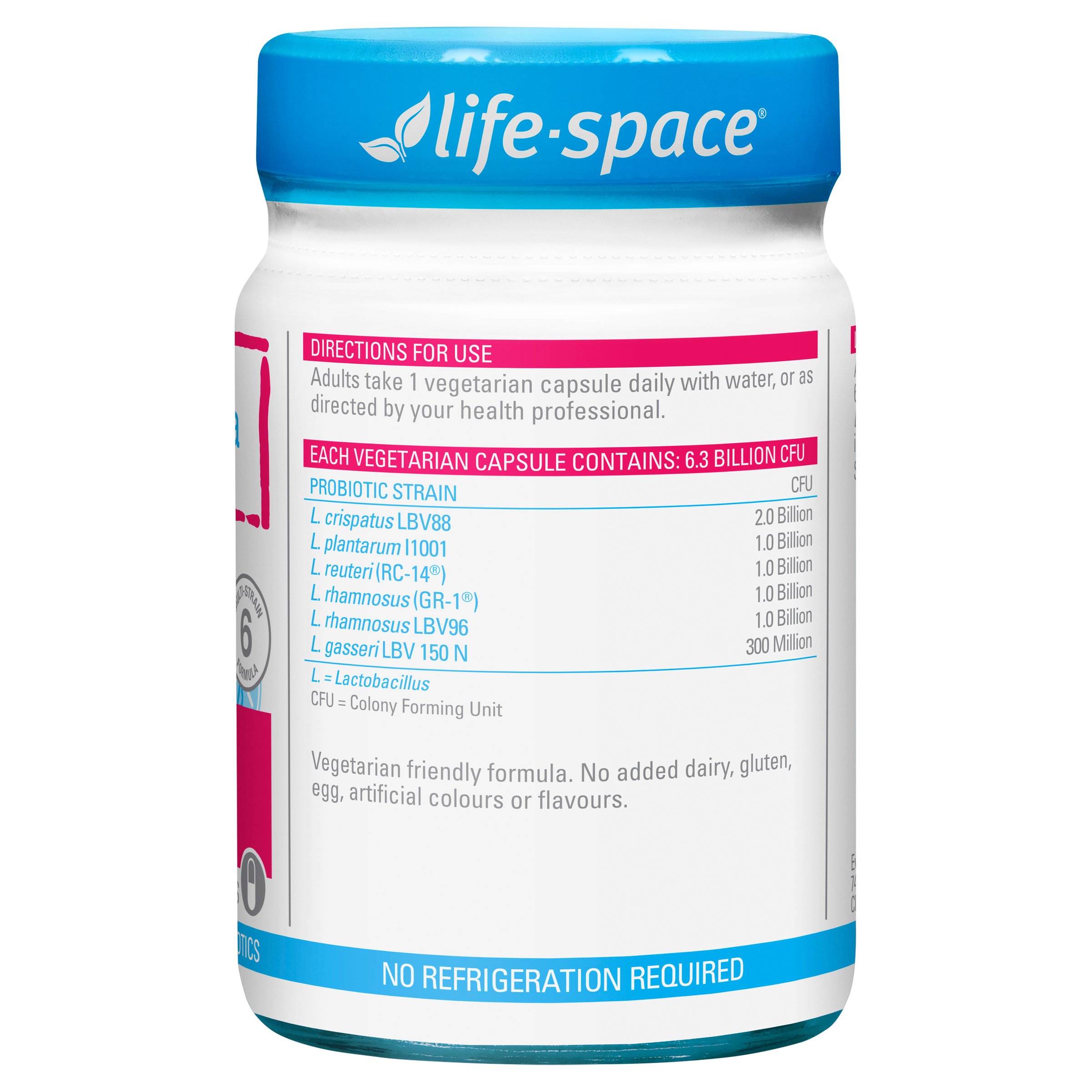 Life-Space Women's Microflora Probiotic 60 capsules - Image 3