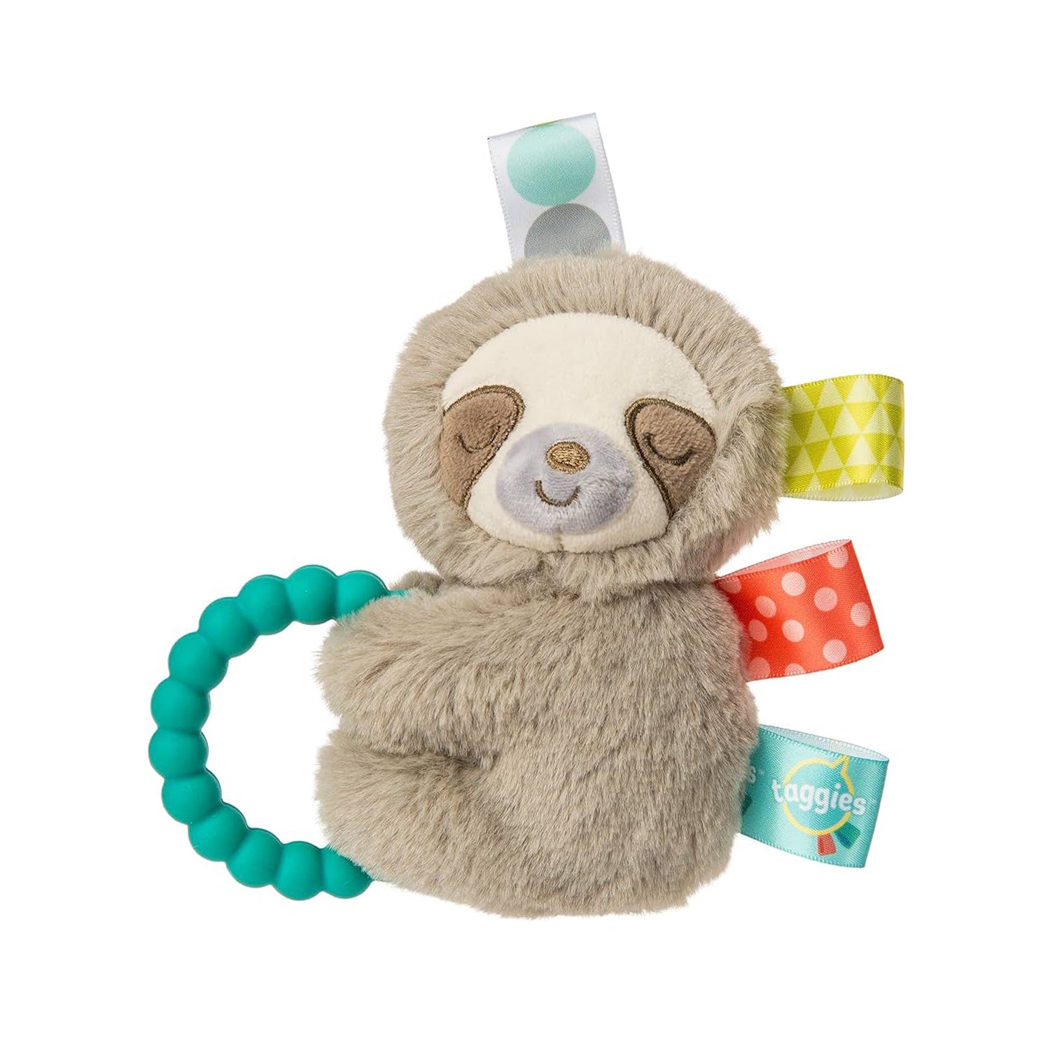 Mary Meyer Taggies Molasses Sloth Teether Rattle 1 each