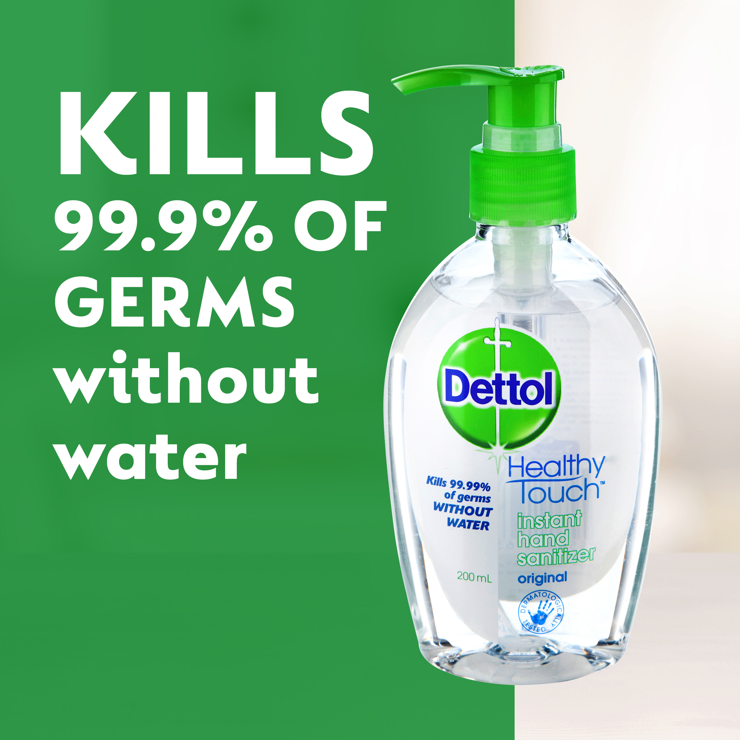 Dettol Instant Hand Sanitizer 200ml - Image 3