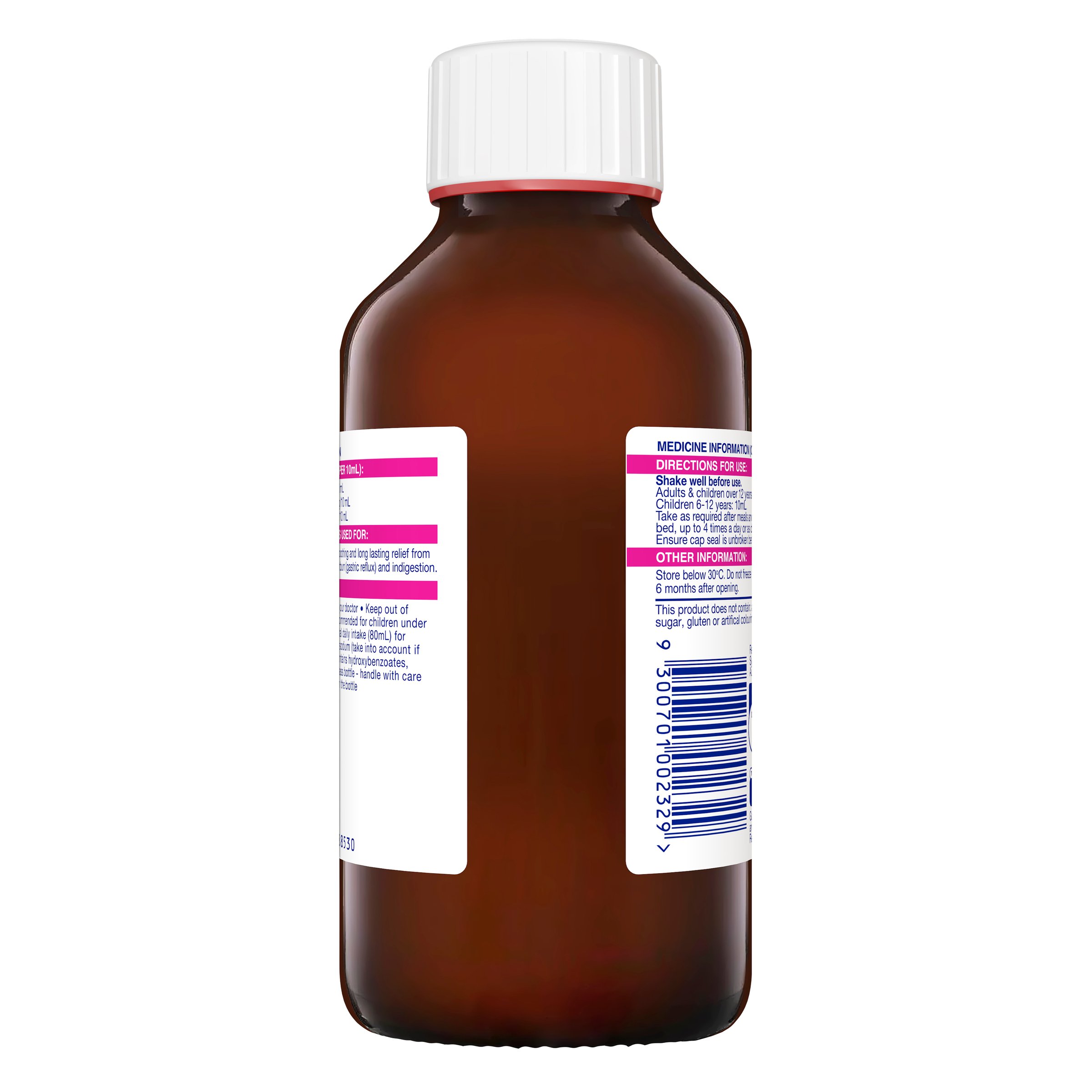 Gaviscon Dual Action Liquid Peppermint 300ml - Image 2