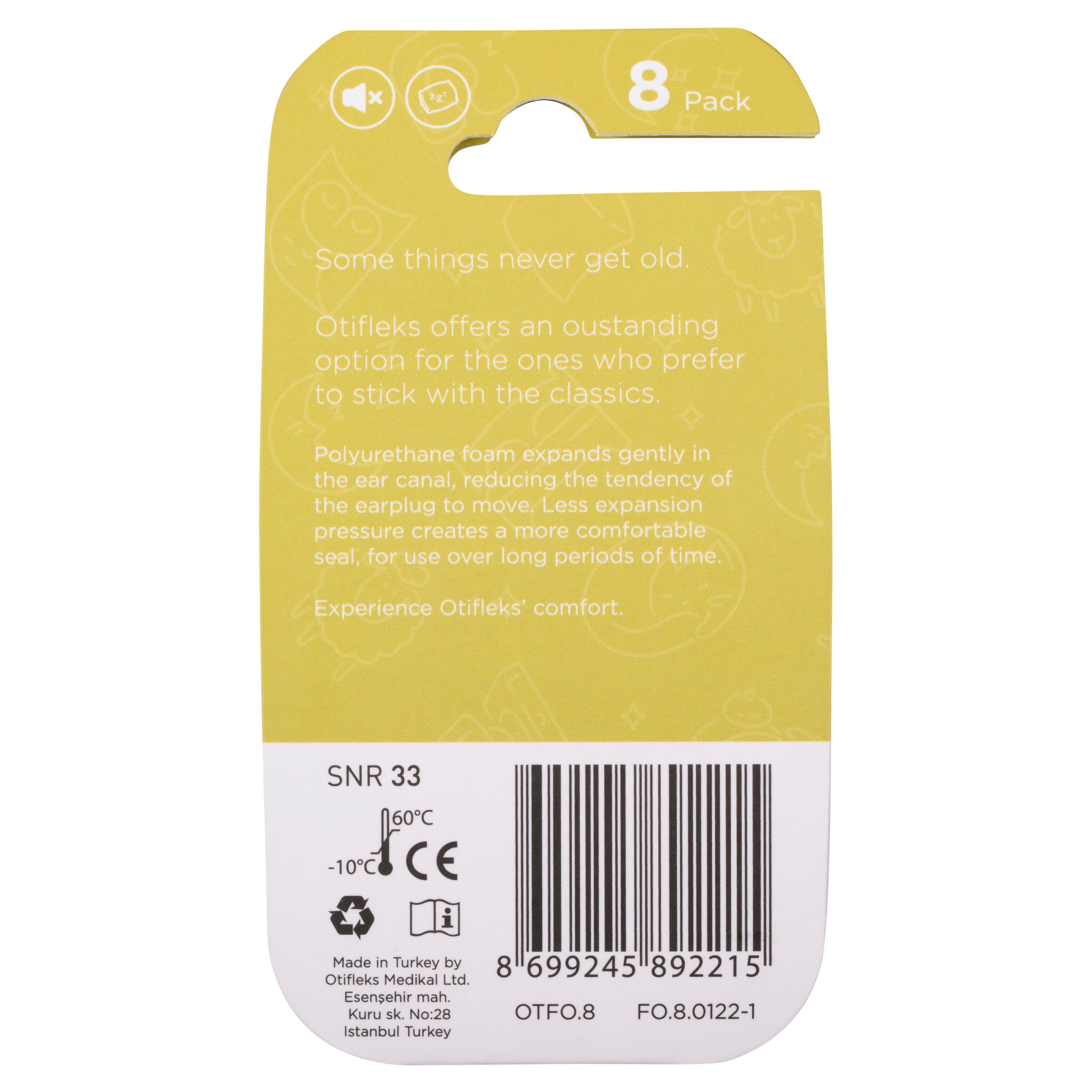 Otifleks Super Soft Foam Earplugs 8 pack - Image 2