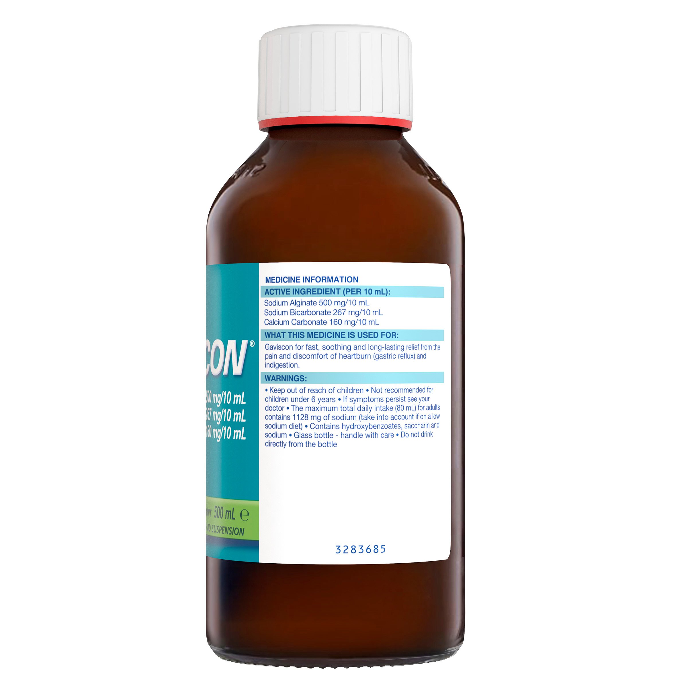 Gaviscon Liquid Peppermint 500ml - Image 4