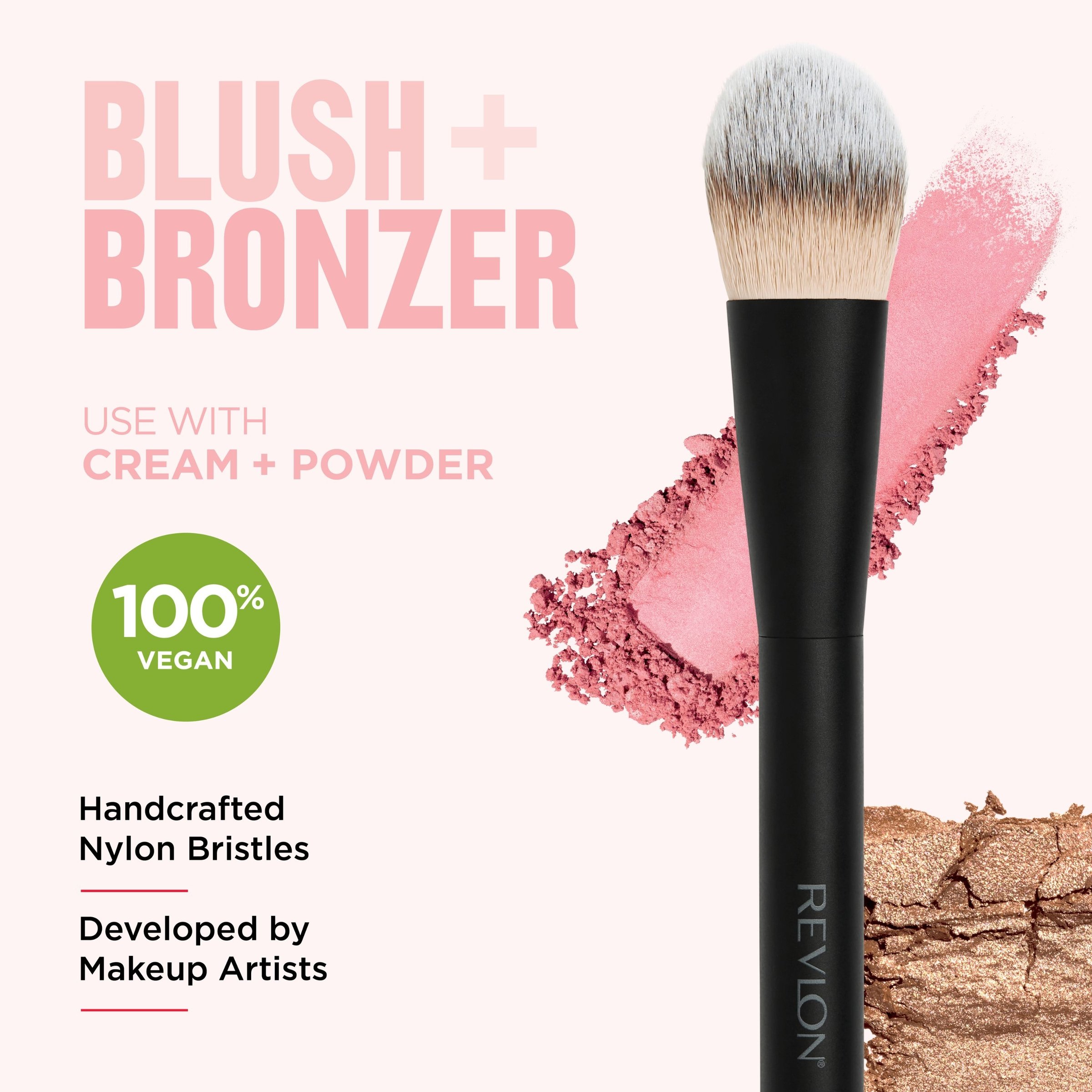 Revlon Blush & Bronzer Brush 1 each - Image 3