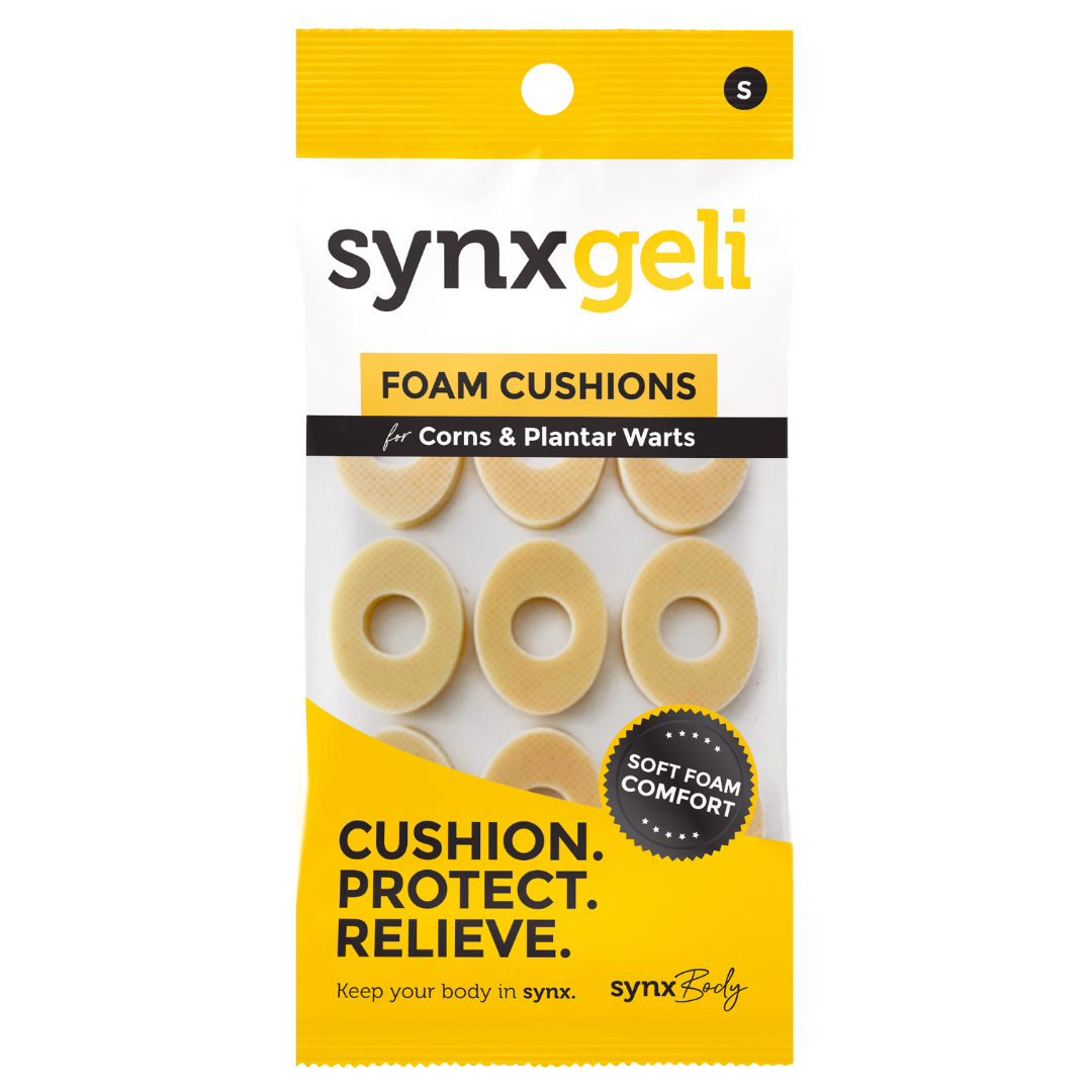 SynxBody Synxgeli Foam Cushions for Corn & Plantar Warts 9 pack - Image 1