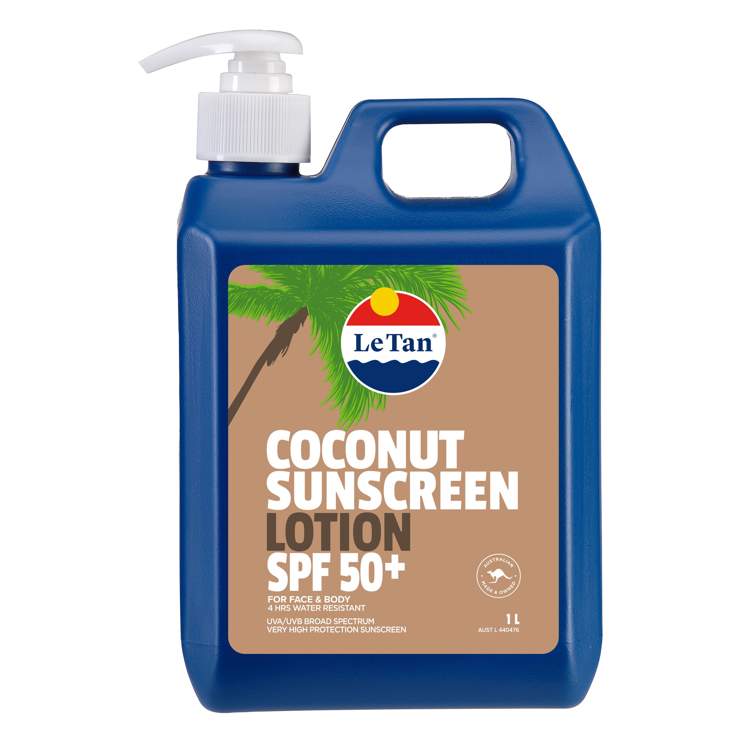 Le Tan Coconut Lotion SPF50+ - 1 litre