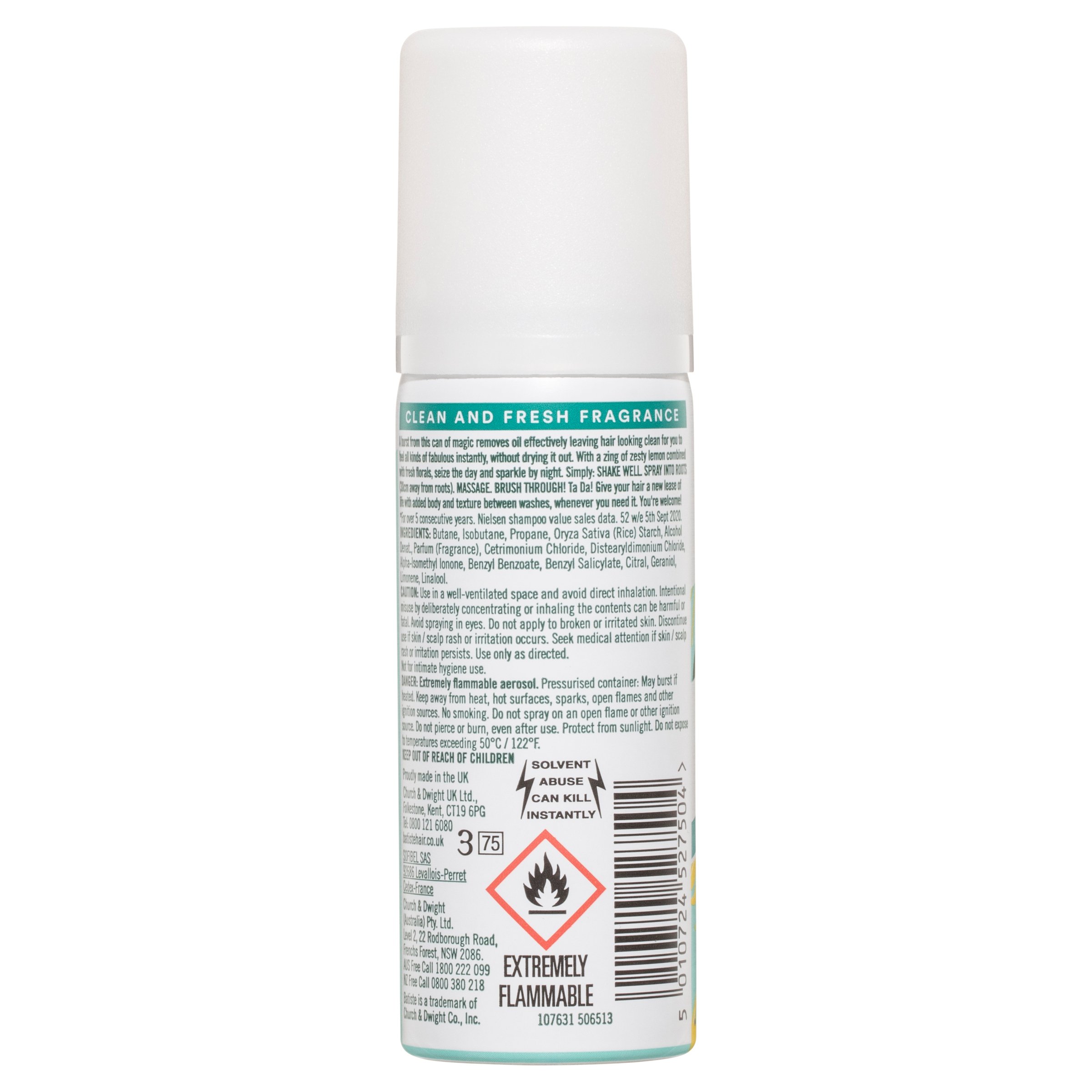 Batiste Dry Shampoo Original 50ml - Image 2