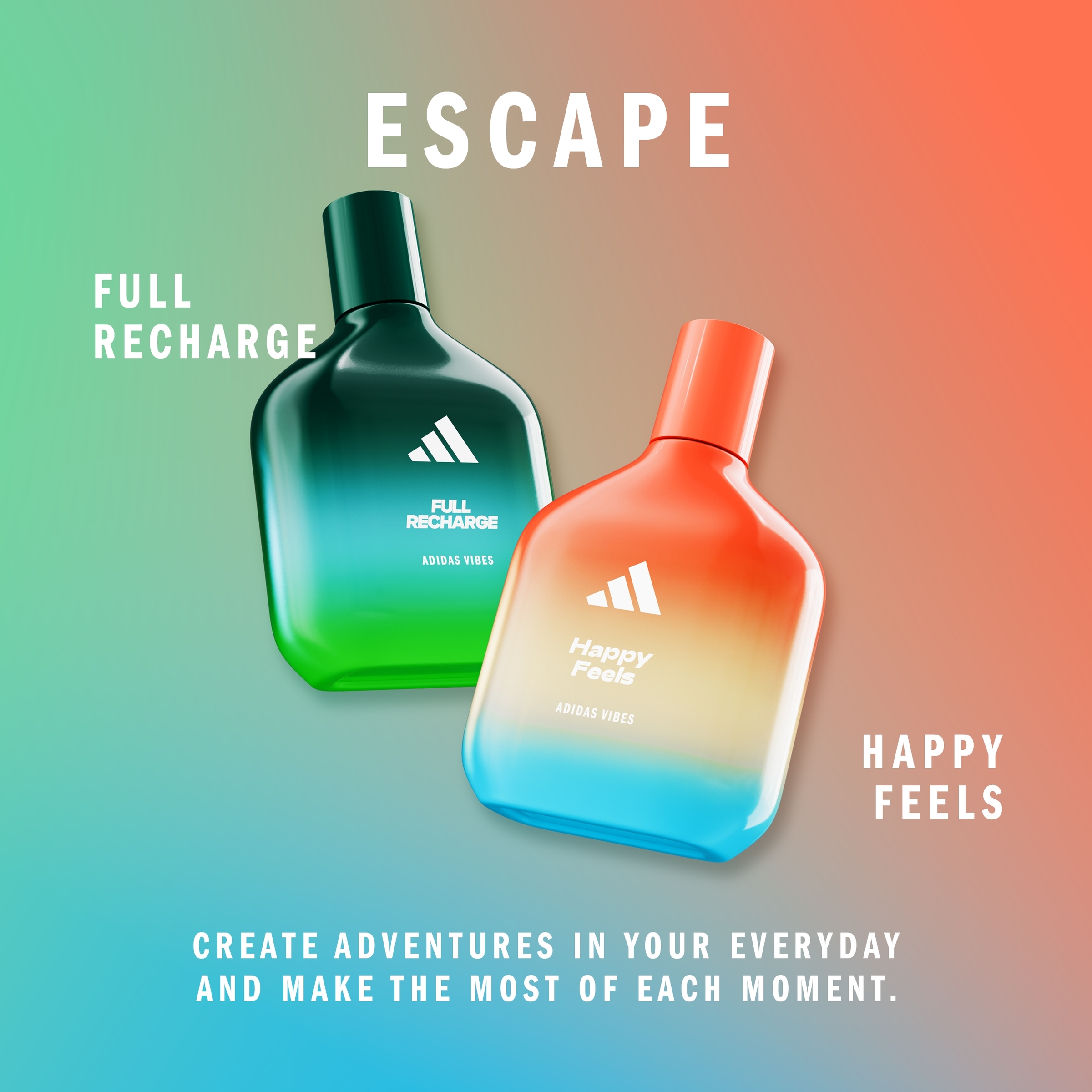 Adidas Vibes Happy Feels EDP Spray 100ml - Image 2