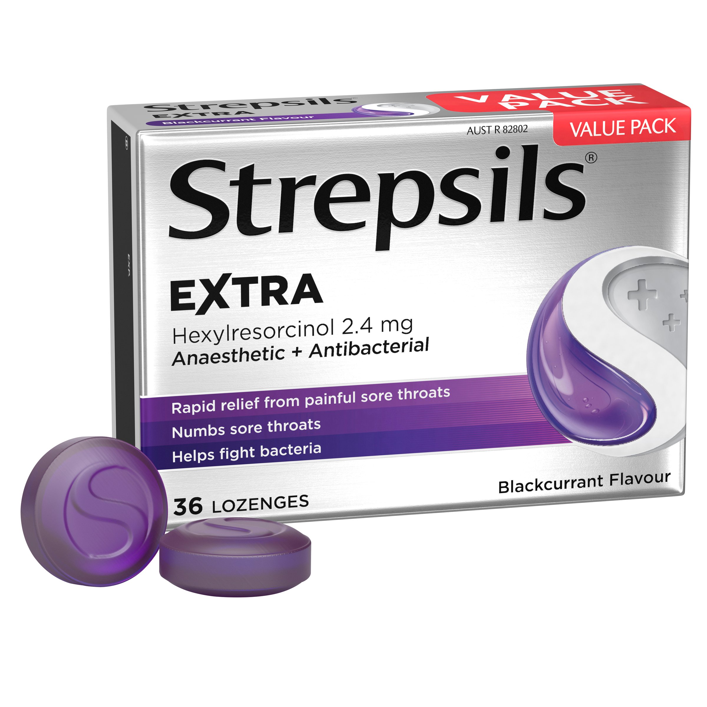 Strepsils Extra Blackcurrant 36 lozenges - Image 11