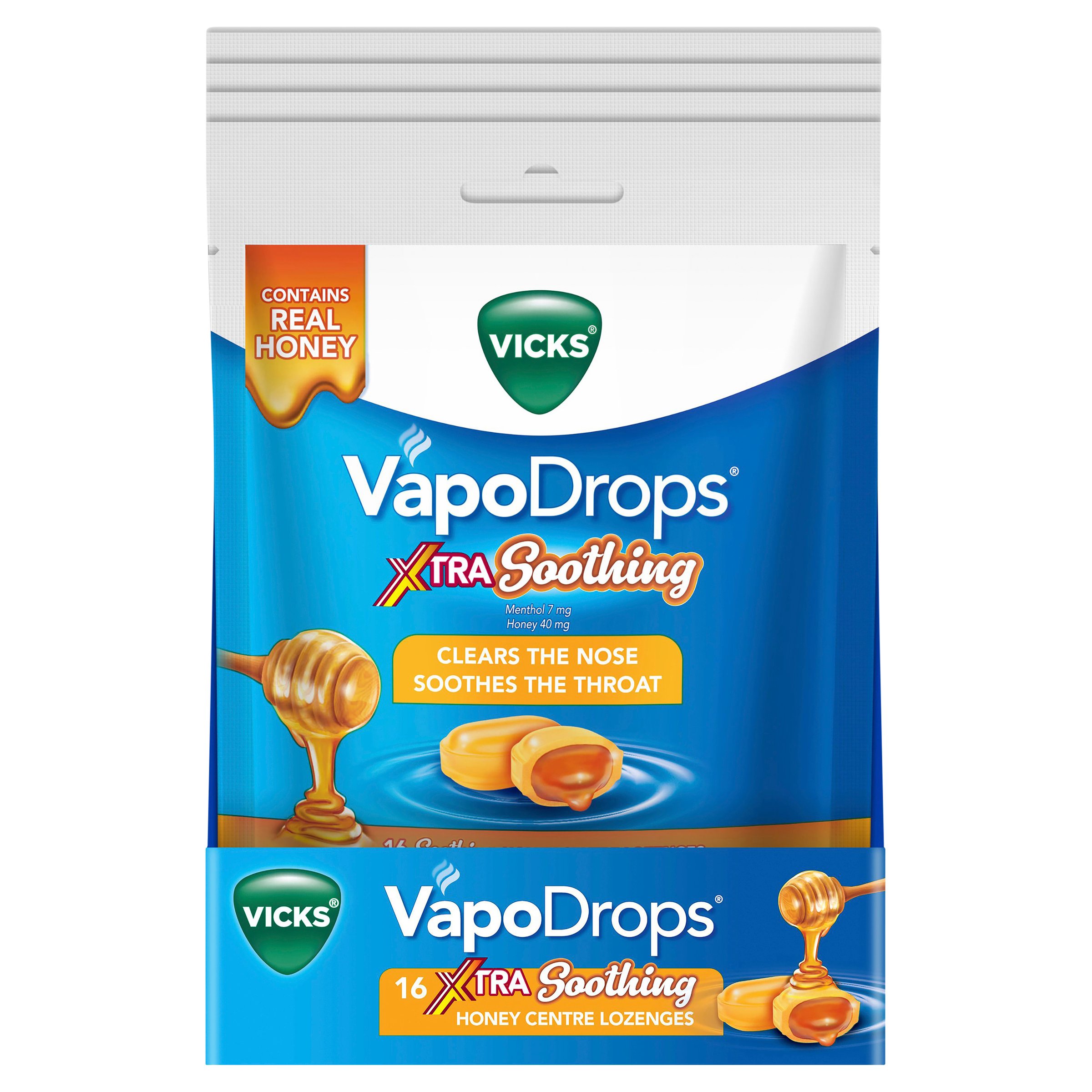 Vicks Vapodrops Xtra Soothing 16 lozenges - Image 4