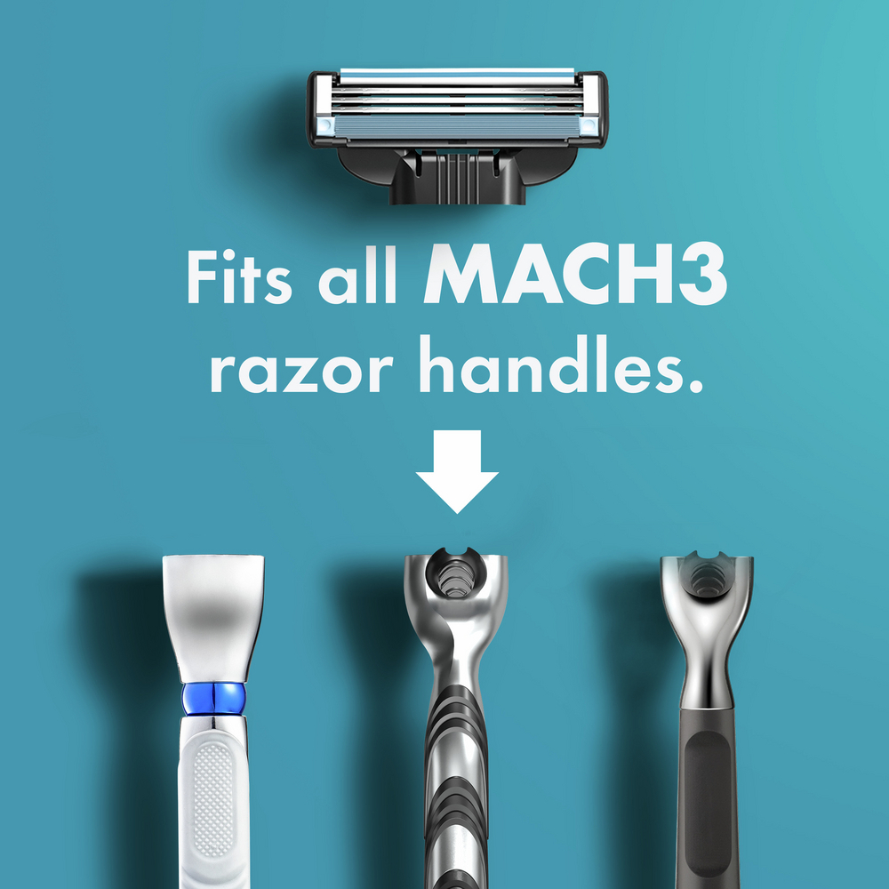 Gillette Mach3+Cartridges 4 pack - Image 4
