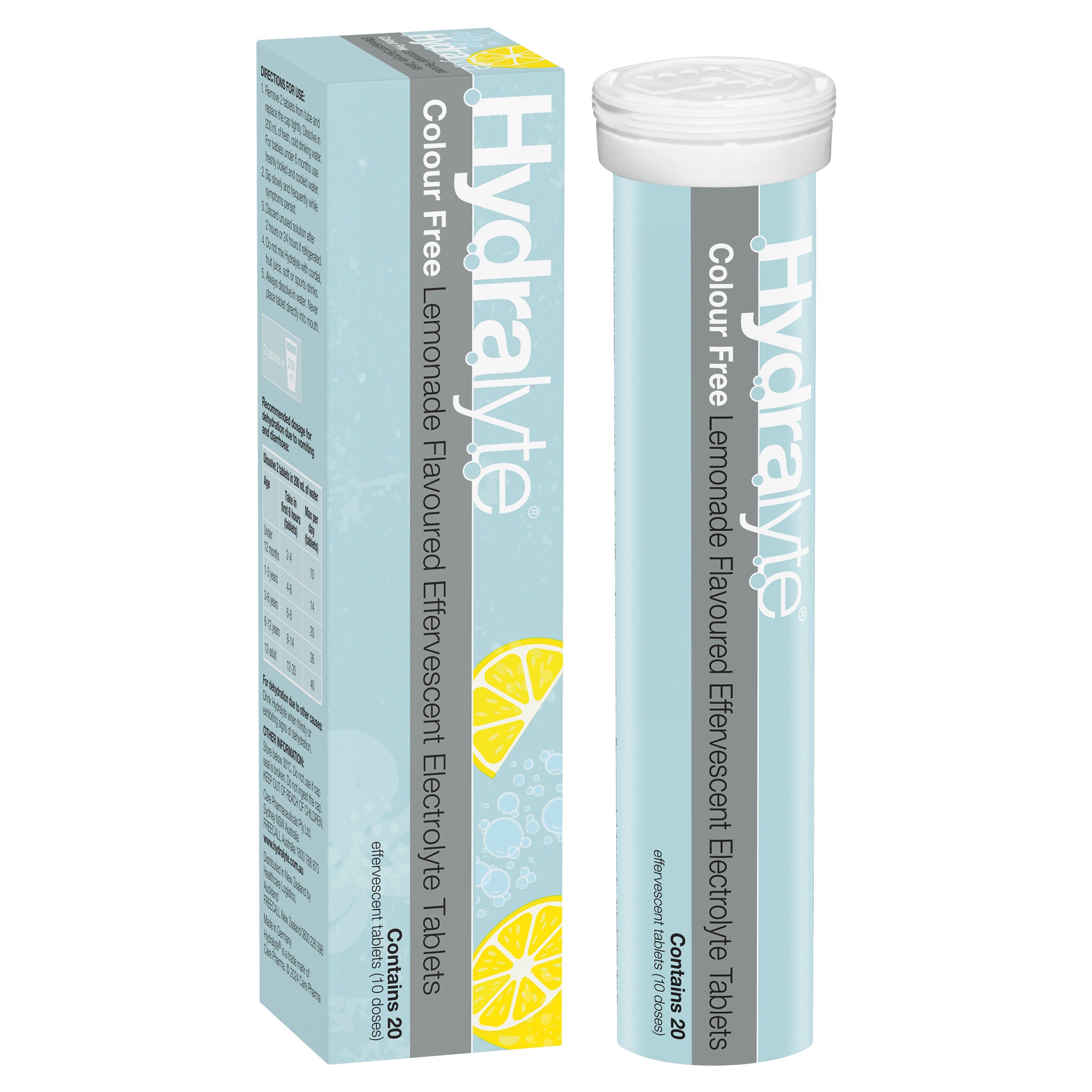 Hydralyte Effervescent Lemonade 20 tablets - Image 6
