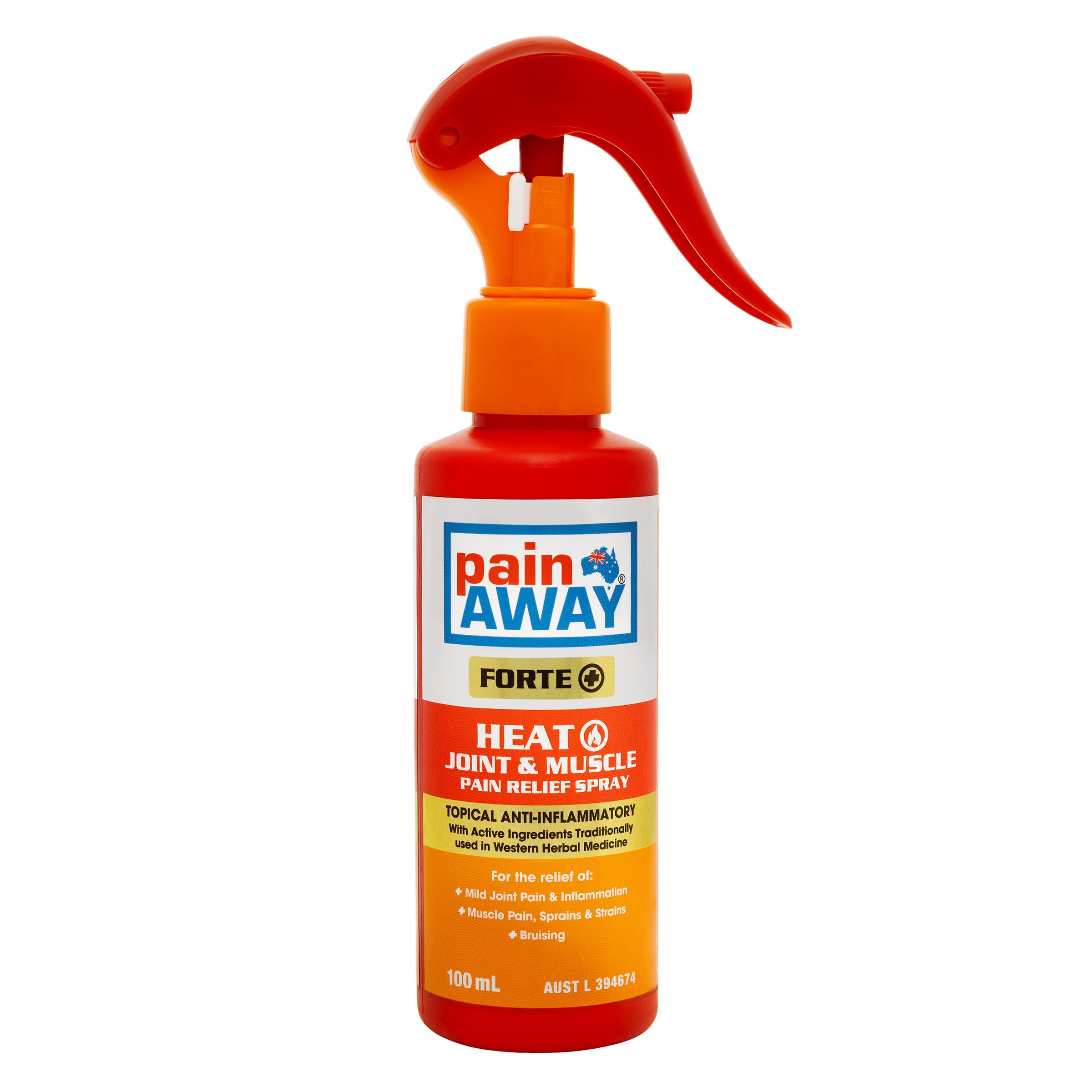 Pain Away Forte + Heat Joint & Muscle Pain Relief Spray 100ml - Image 1