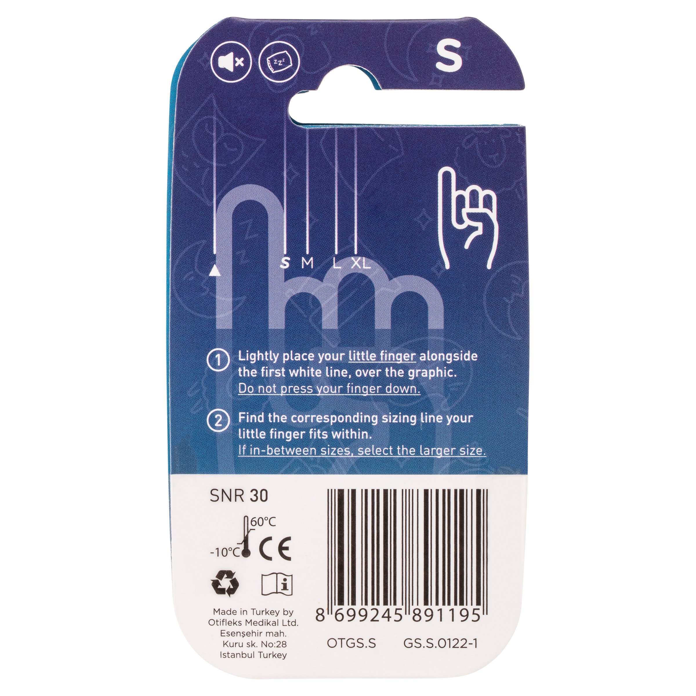 Otifleks Invisible Good Sleep Earplugs Small 1 pair - Image 2