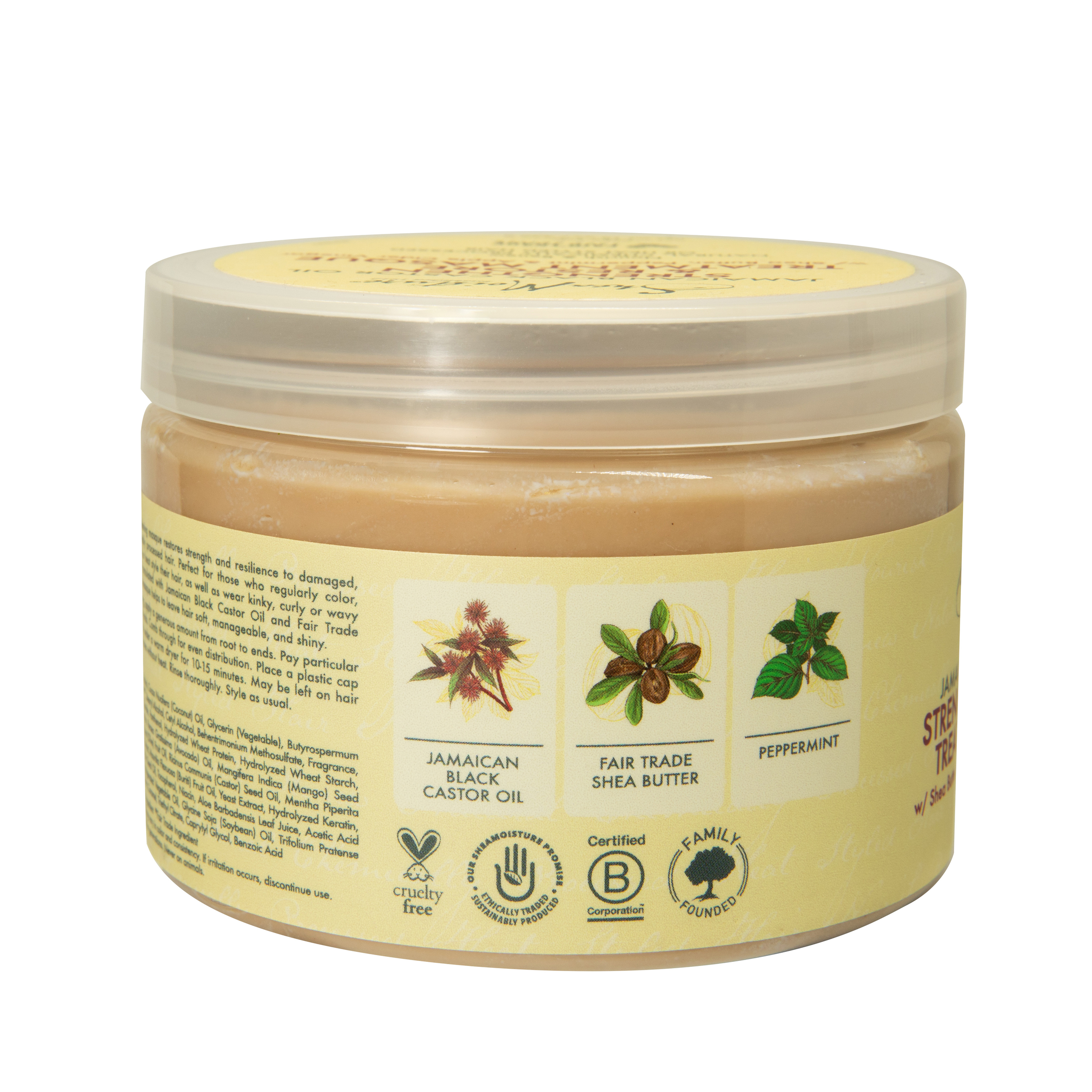 SheaMoisture Jamaican Black Castor Oil Strengthen & Restore Treatment Masque 340ml - Image 2