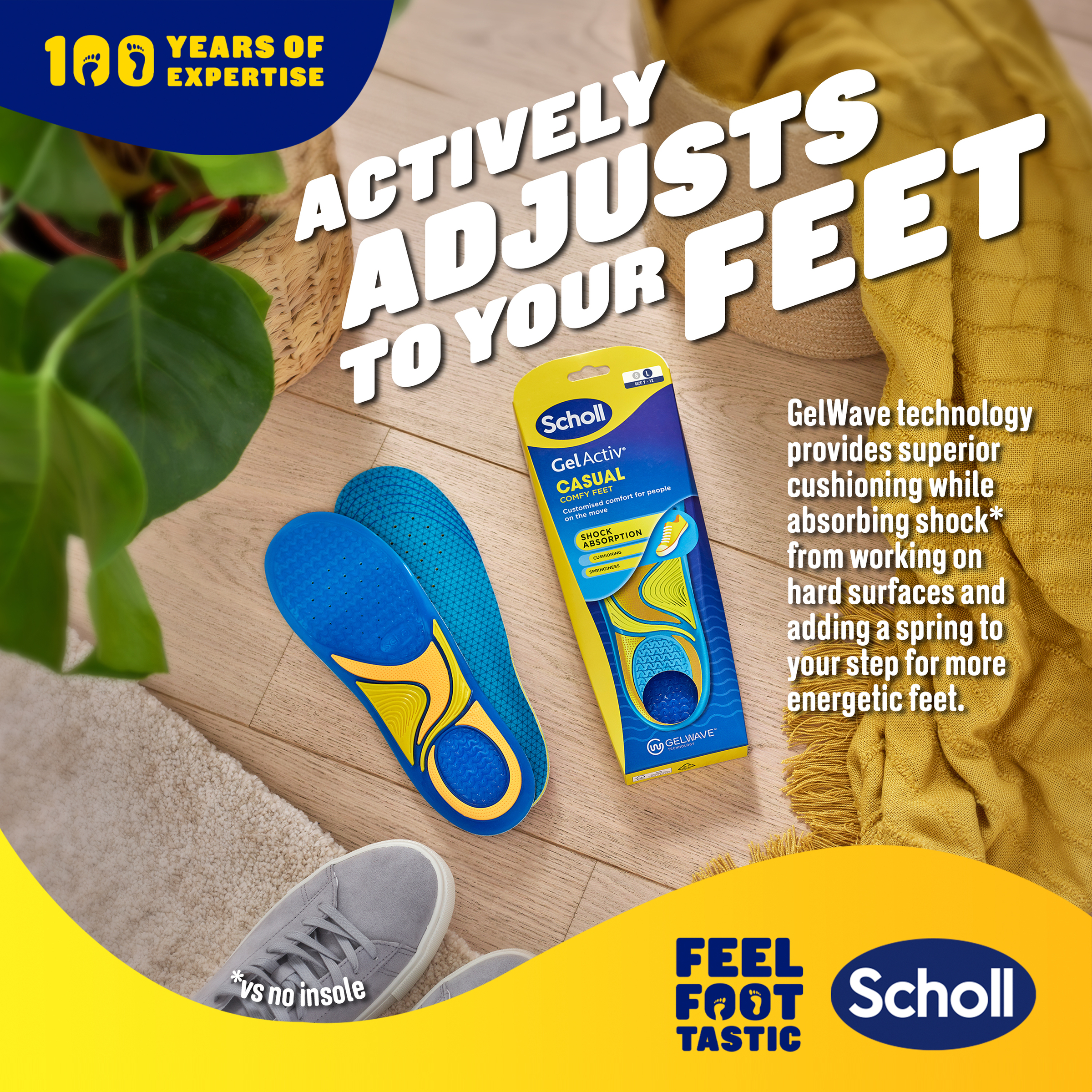 Scholl Gel Activ Insole Casual Large 1 each - Image 12
