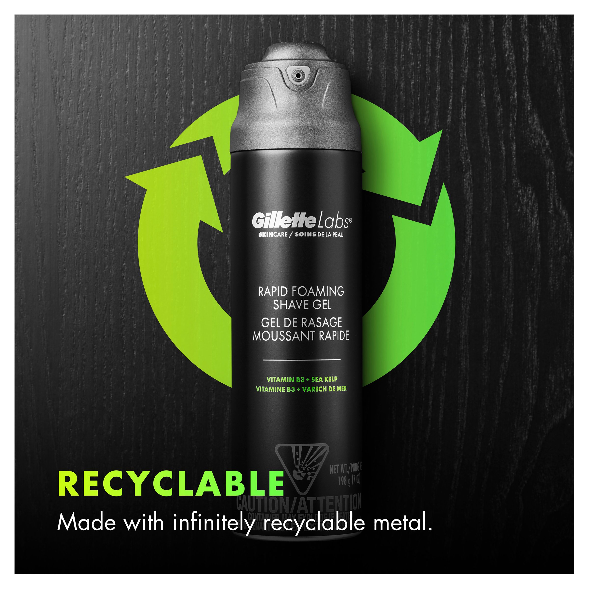 Gillette Labs Rapid Foaming Shave Gel 198ml - Image 3
