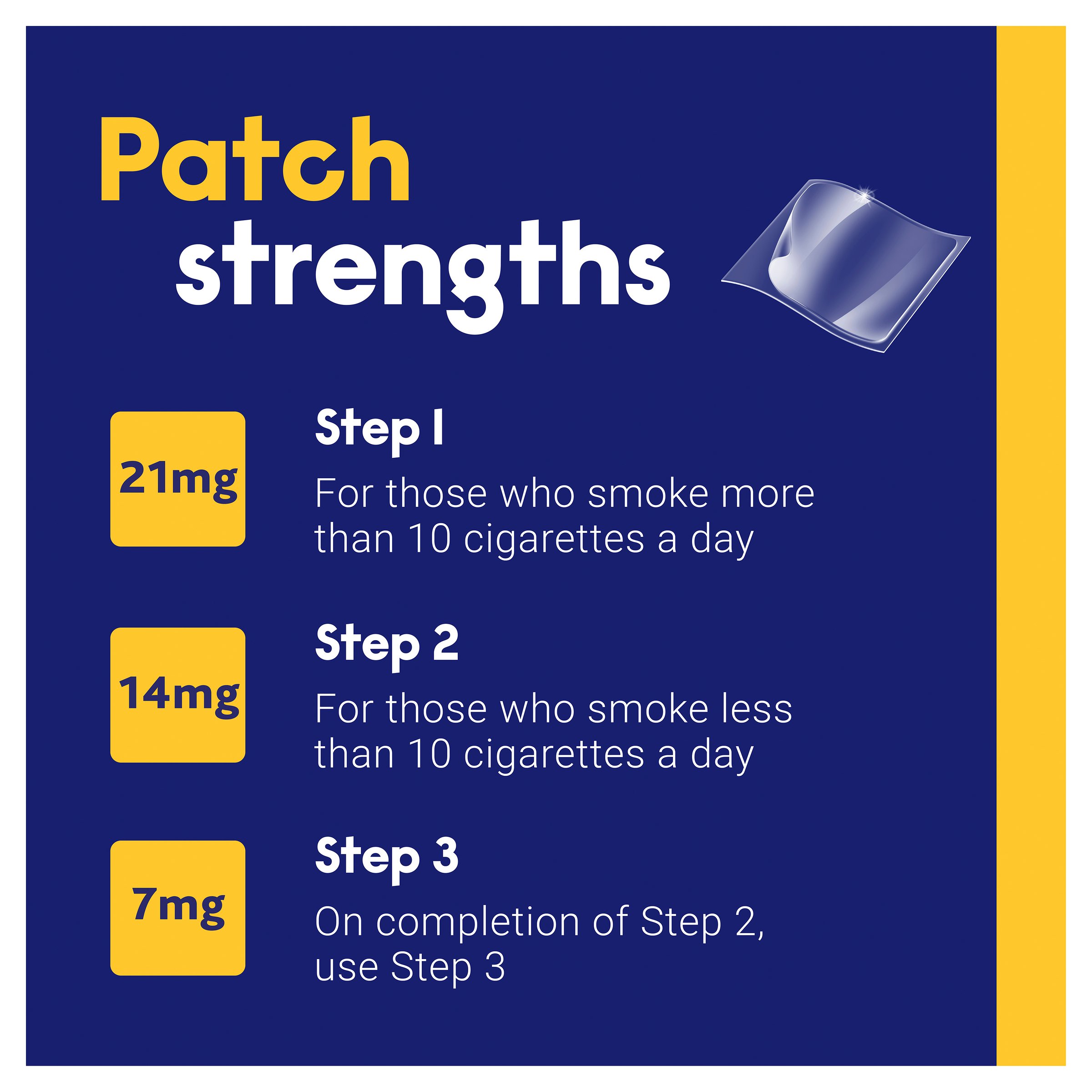 Nicabate Clear Patch 21mg Step 1 - 7 patches - Image 7