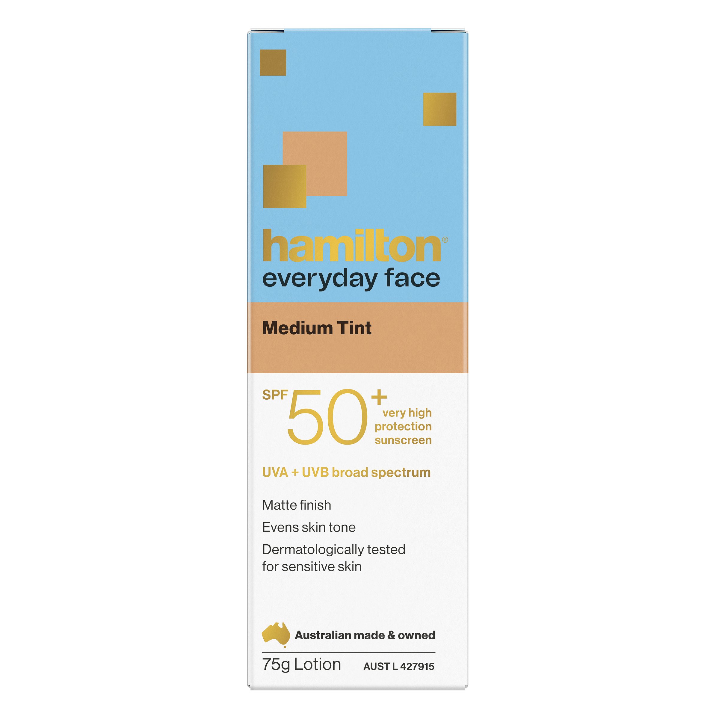 Hamilton Sun Everyday Face Medium Tint SPF50+ 75g - Image 3