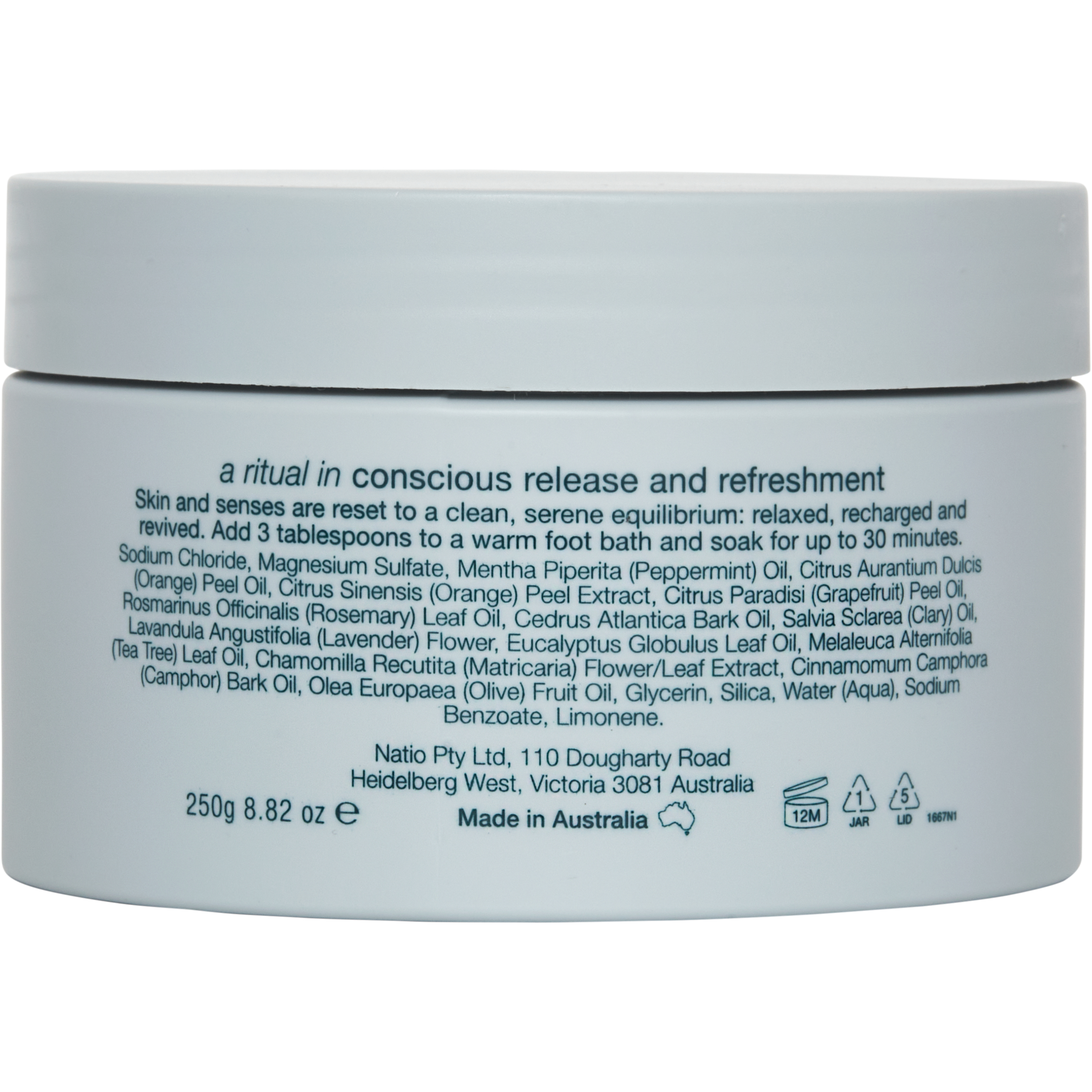Natio Utopia Zen Energy Foot Soak 250g - Image 2