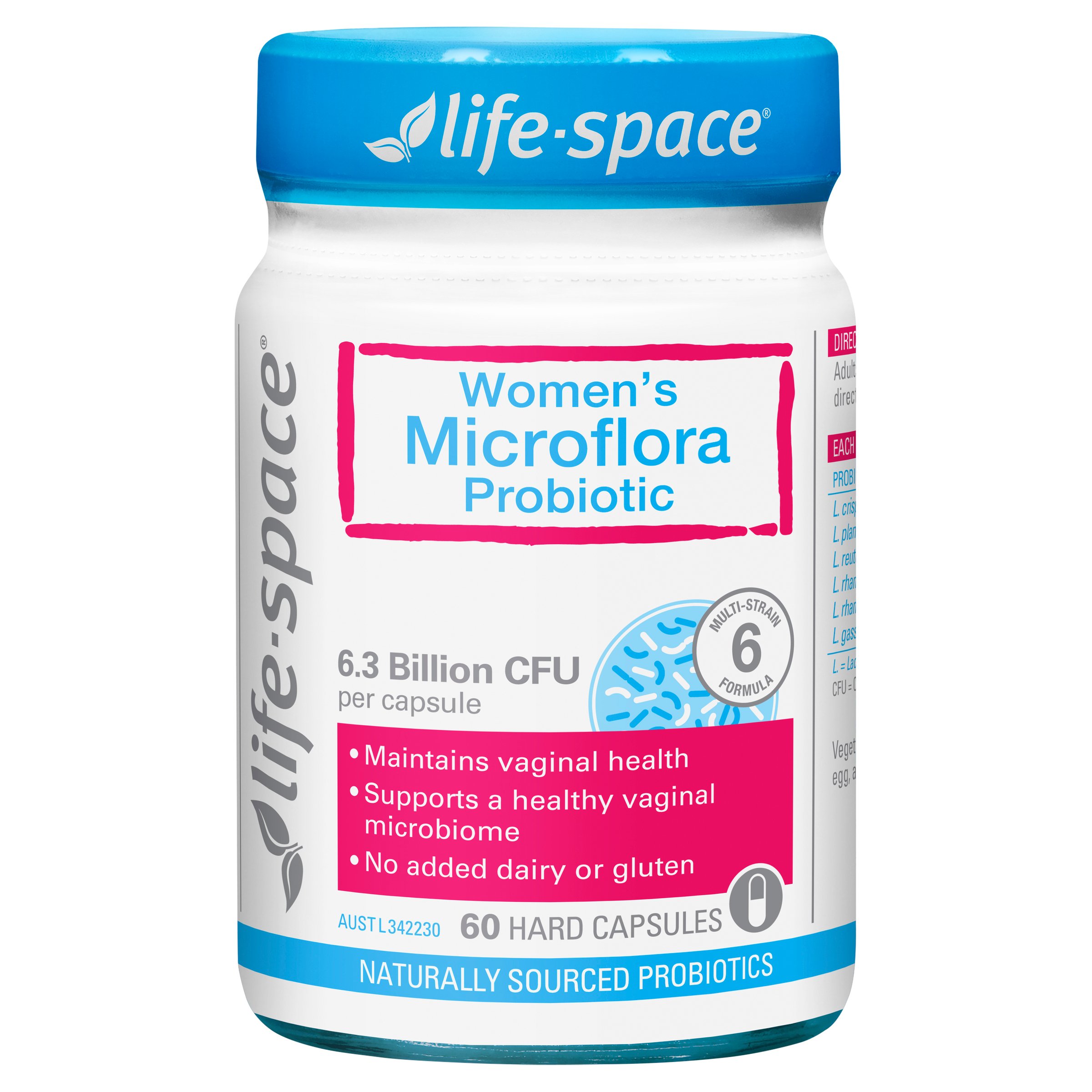 Life-Space Women's Microflora Probiotic 60 capsules - Image 1