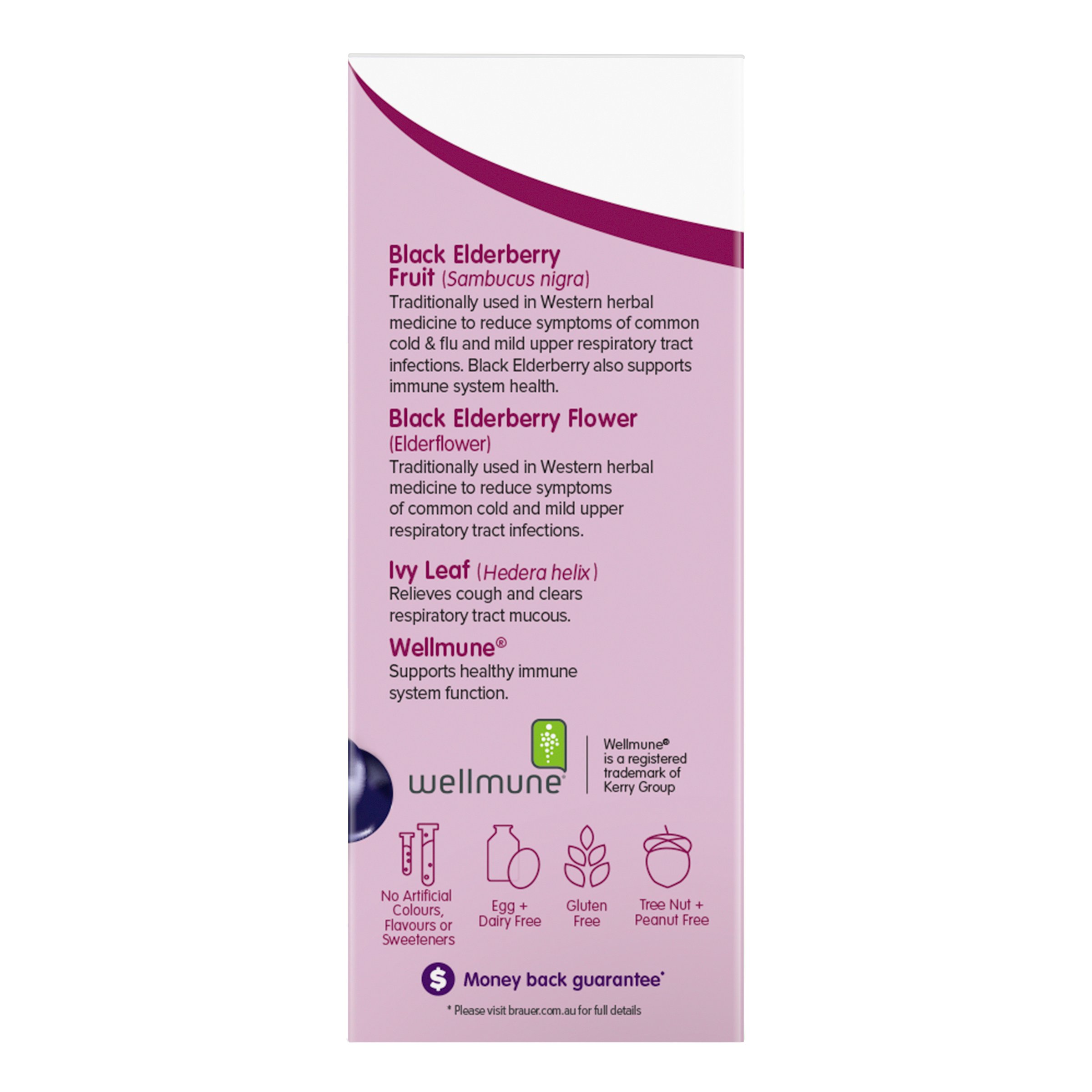 Brauer Sambucus Black Elderberry Adult Immune Forte 200ml - Image 3