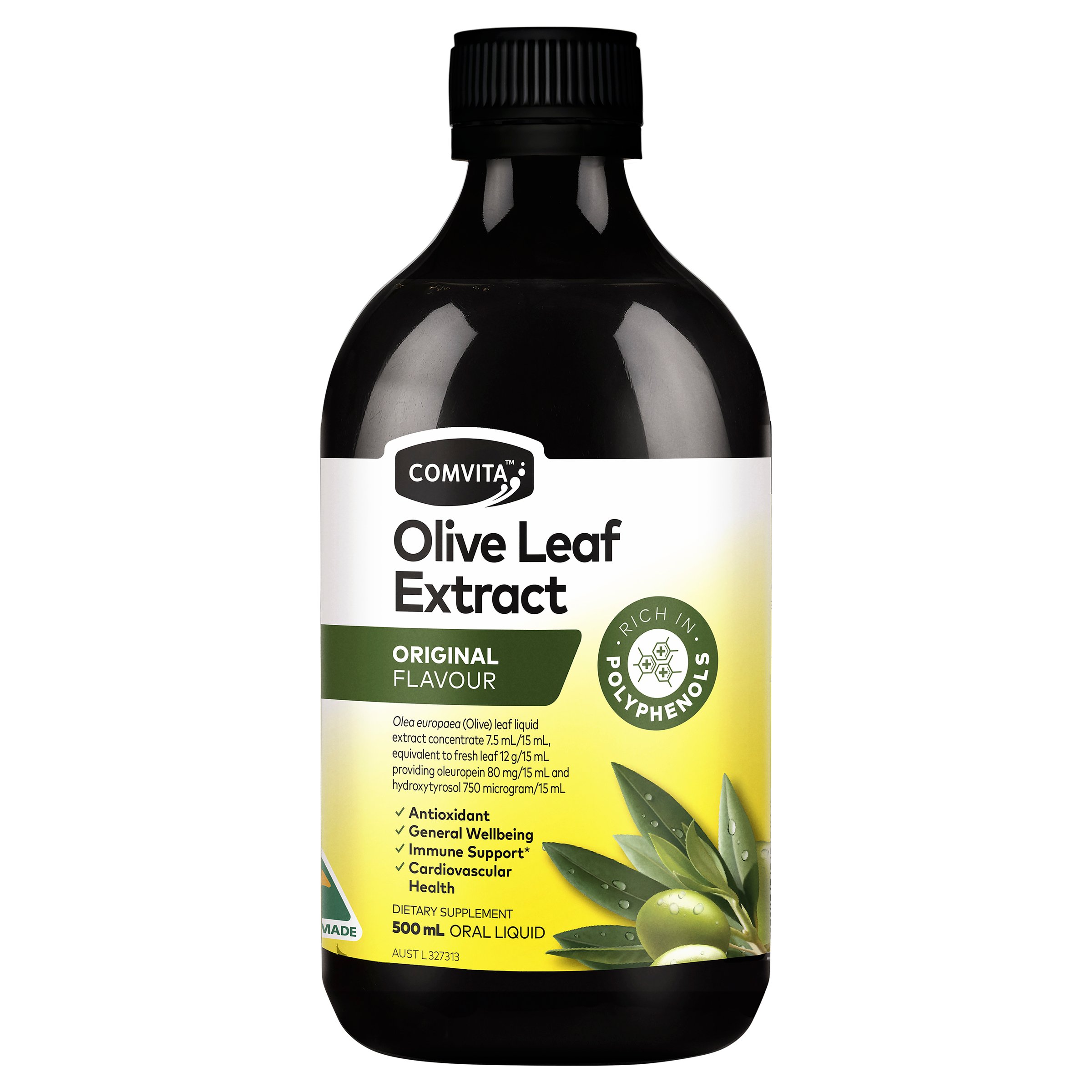 Comvita Olive Leaf Extract Natural 500ml - Image 1