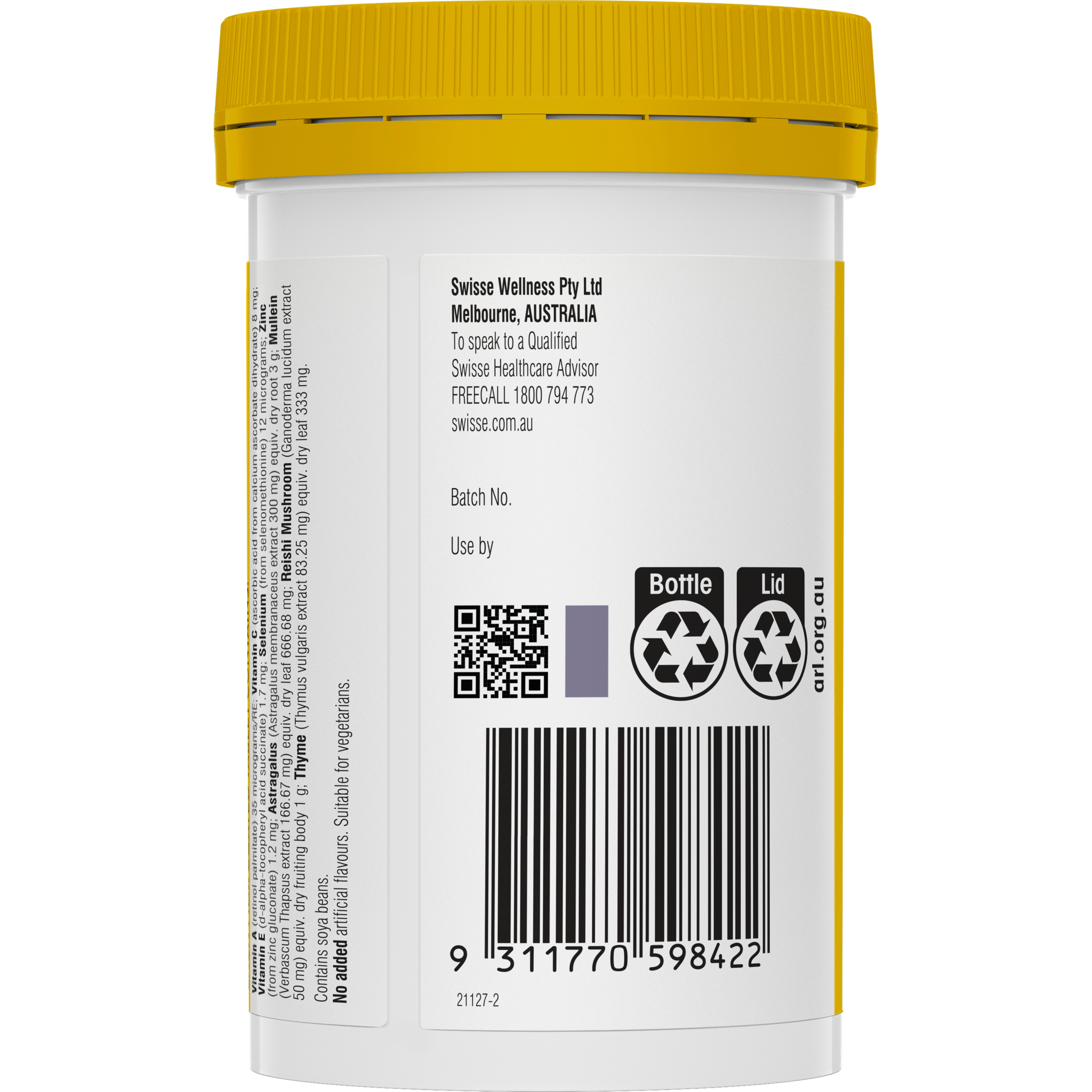 Swisse Ultiboost Lung Health Support 90 tablets - Image 3