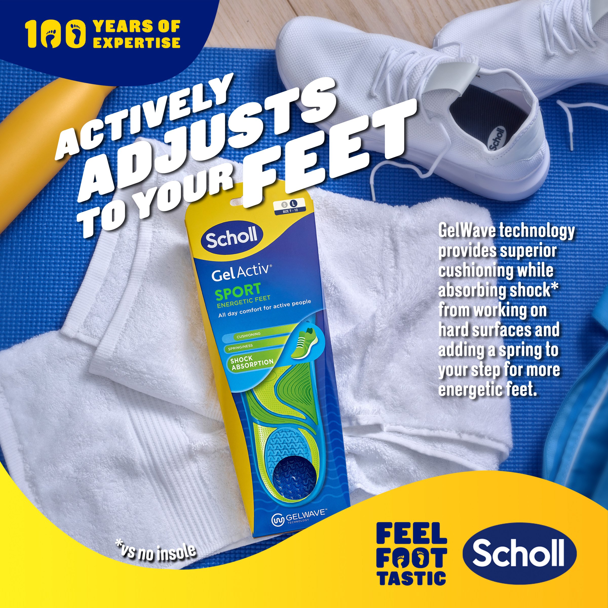 Dr.Scholl's Gel Activ Insole Sport Small 1 each - Image 12
