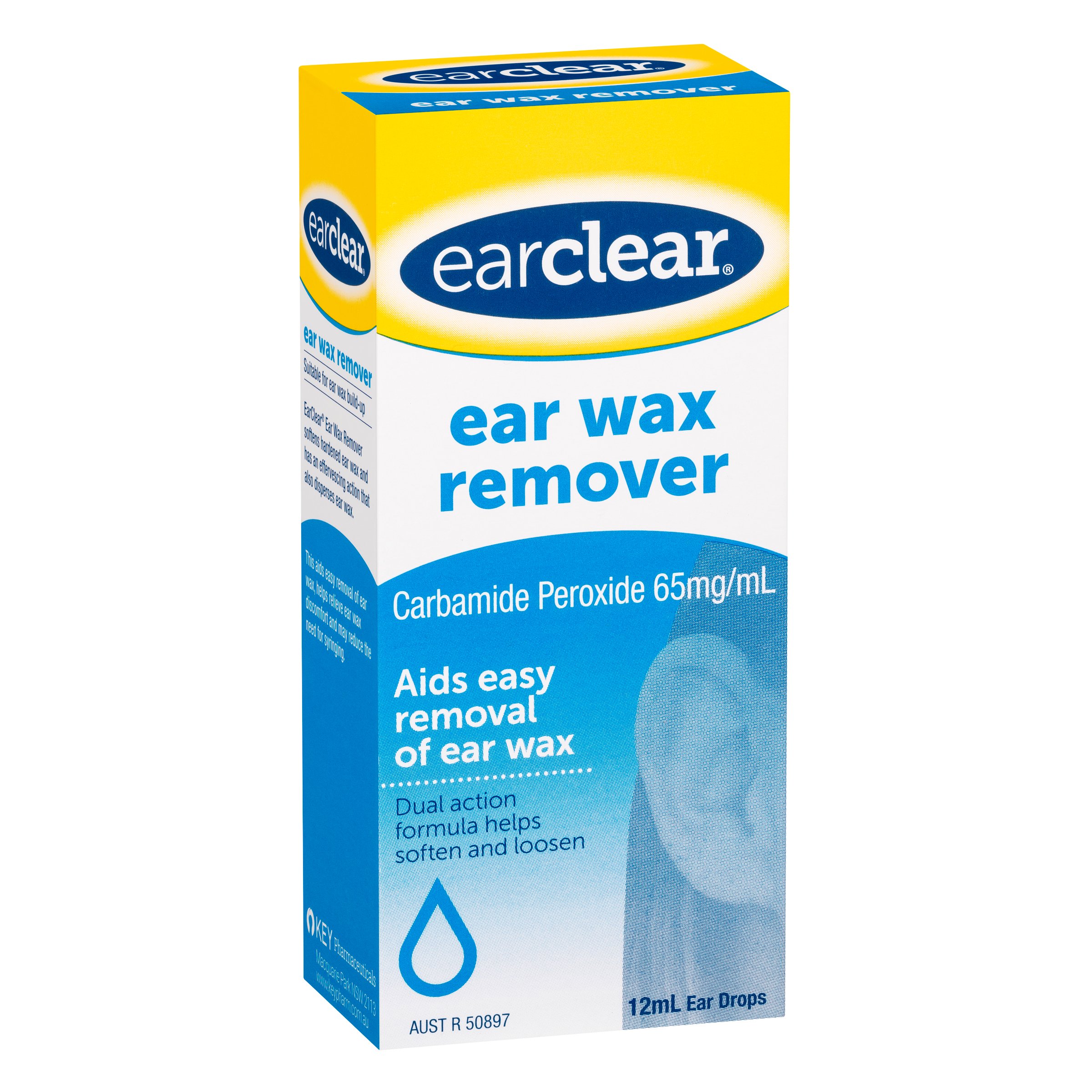 Ear Clear Ear Wax Remover Drops 12ml - Image 1
