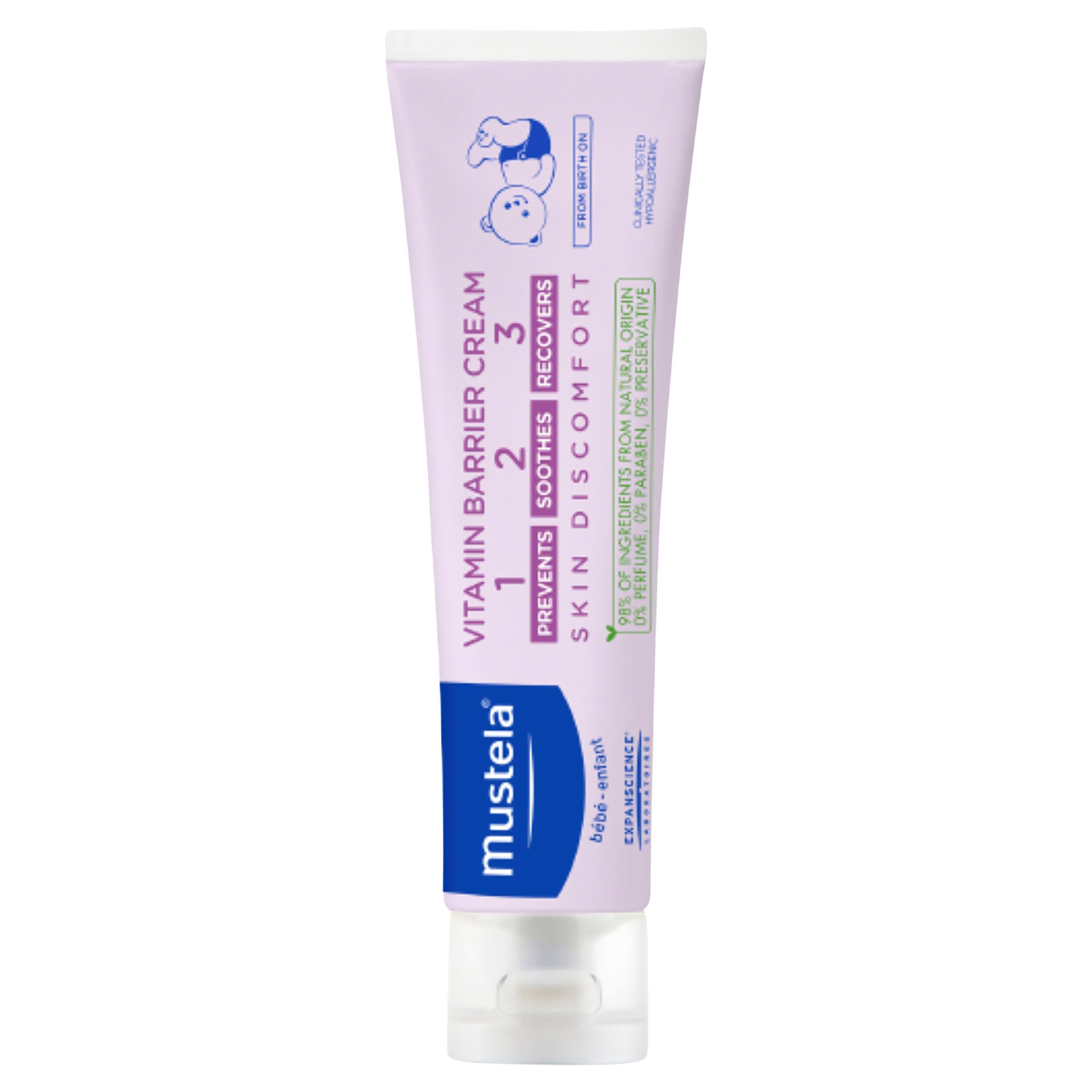 Mustela Vitamin Barrier Cream 108g - Image 1