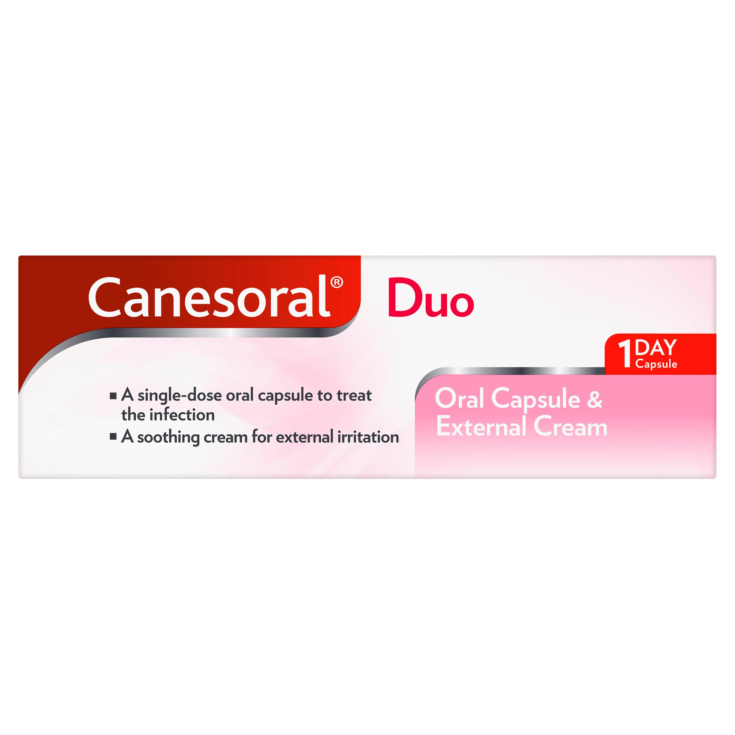 Canesoral Duo Fluconazole One Capsule & Clotrimazole Cream 1 pack - Image 4