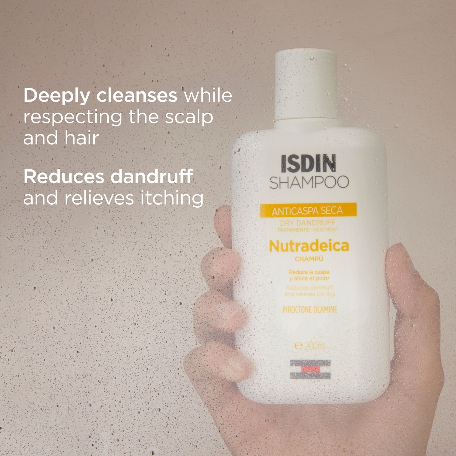 ISDIN Nutradeica Dry Dandruff Shampoo 200ml - Image 2