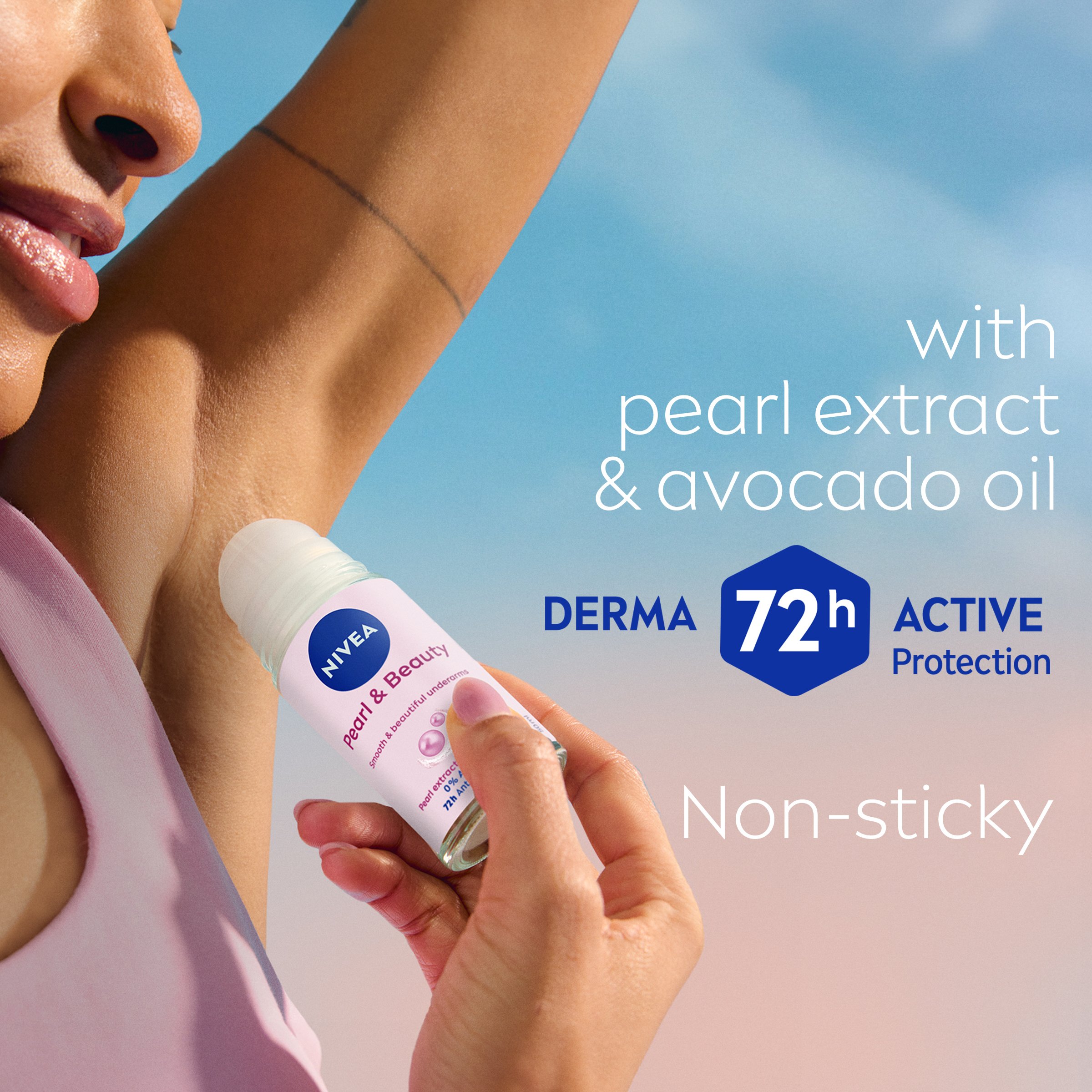 Nivea Deodorant Roll On Pearl & Beauty 50ml - Image 6