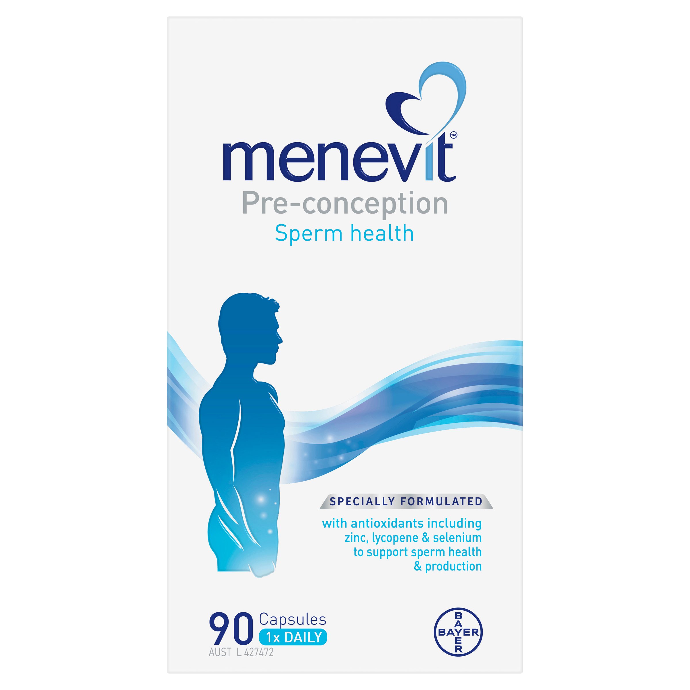 Menevit Pre-Conception & Sperm Health 90 capsules - Image 1