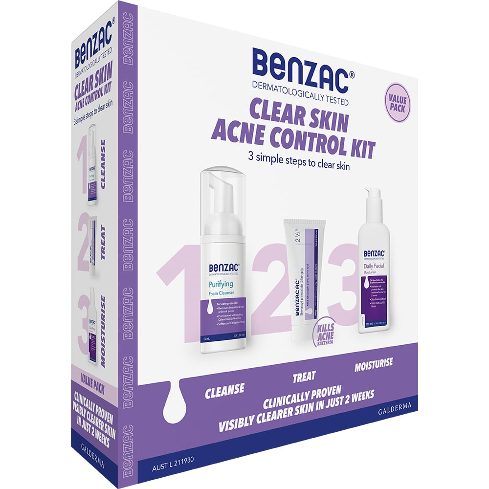 Benzac Clear Skin Acne Control Kit 1 each - Image 8