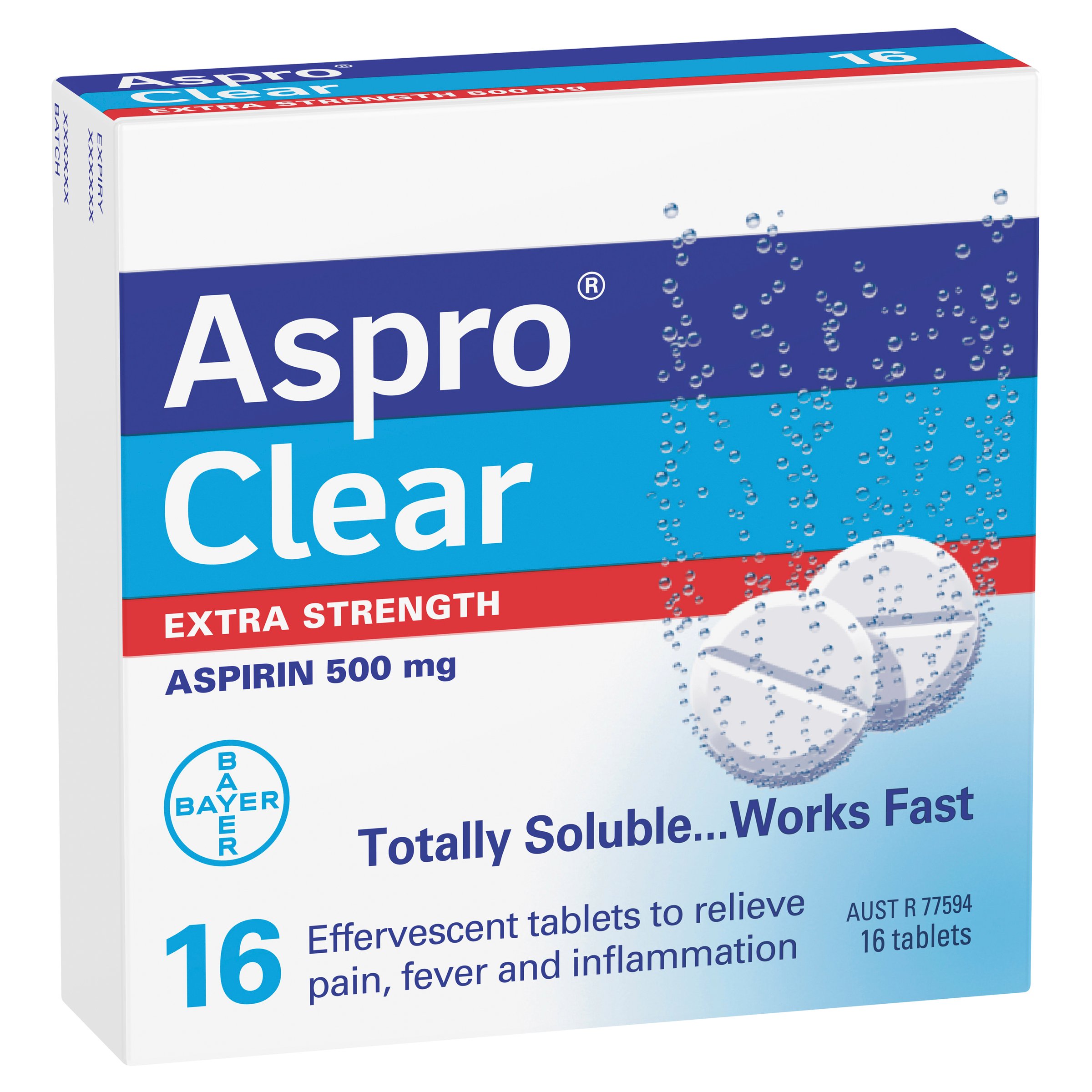 Aspro Clear Extra Strength 500mg - 16 tablets - Image 6