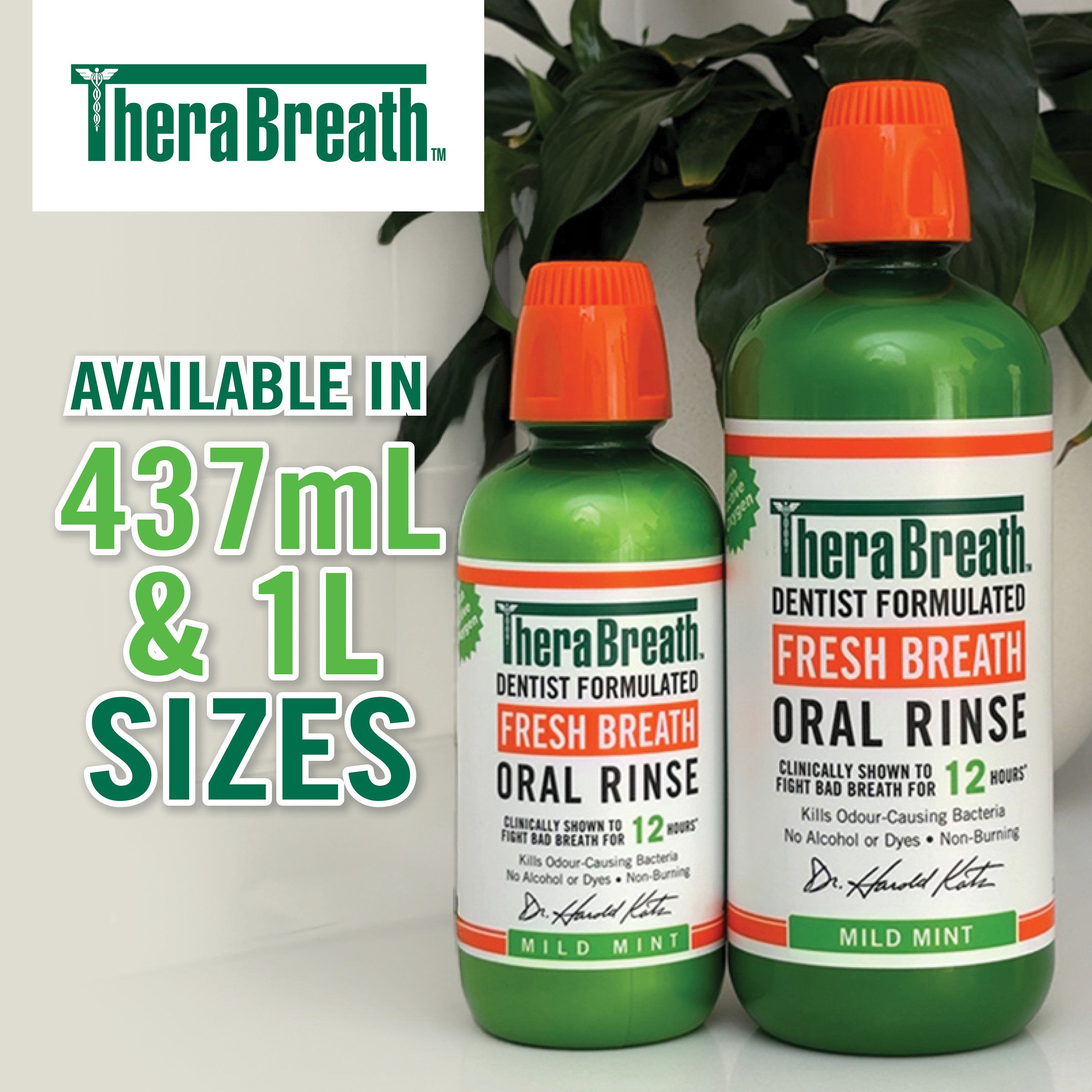 TheraBreath Oral Rinse Mild Mint 473ml - Image 4